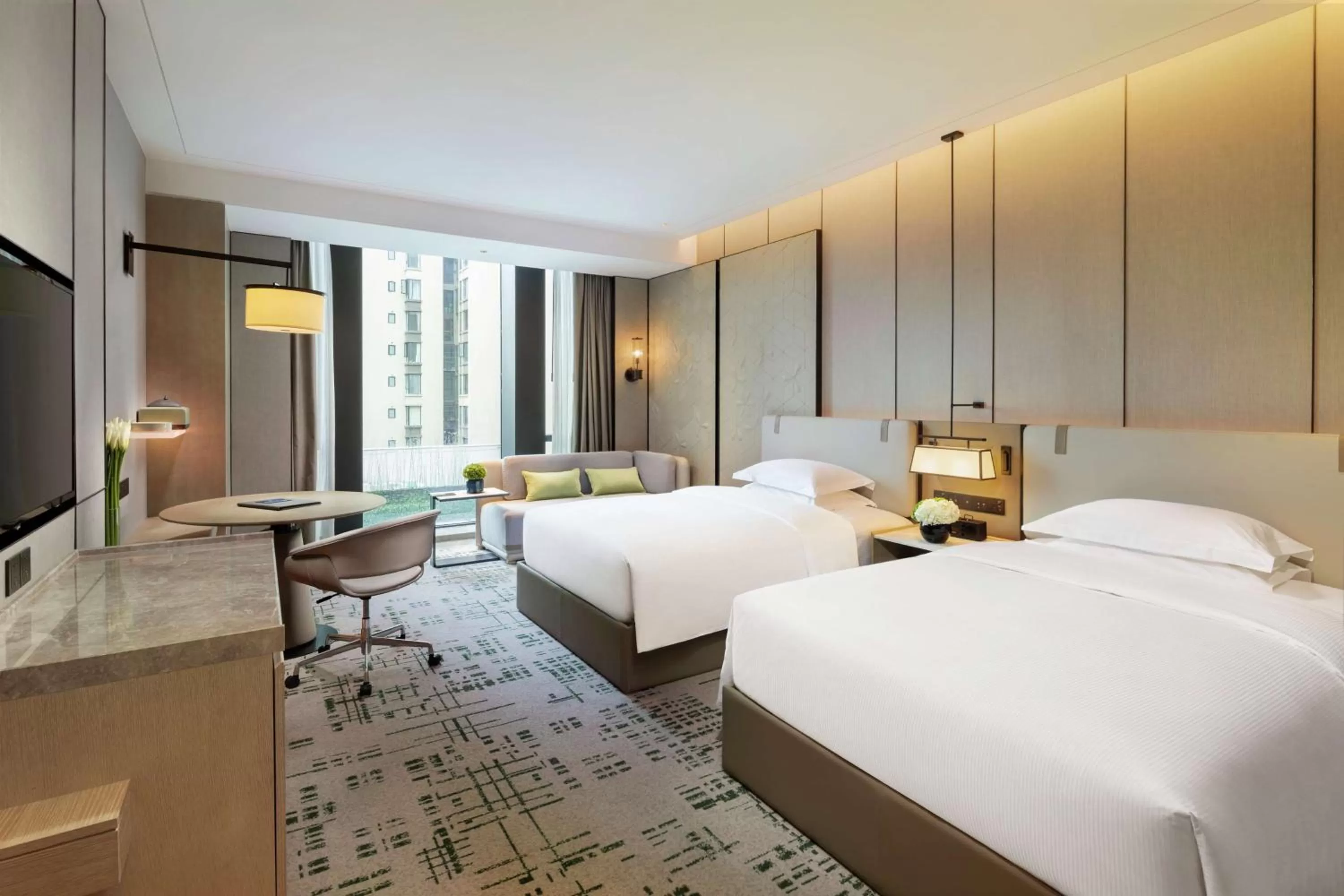 Bedroom, Bed in Hilton Chengdu Chenghua - Close to Panda Base and Chunxi Road