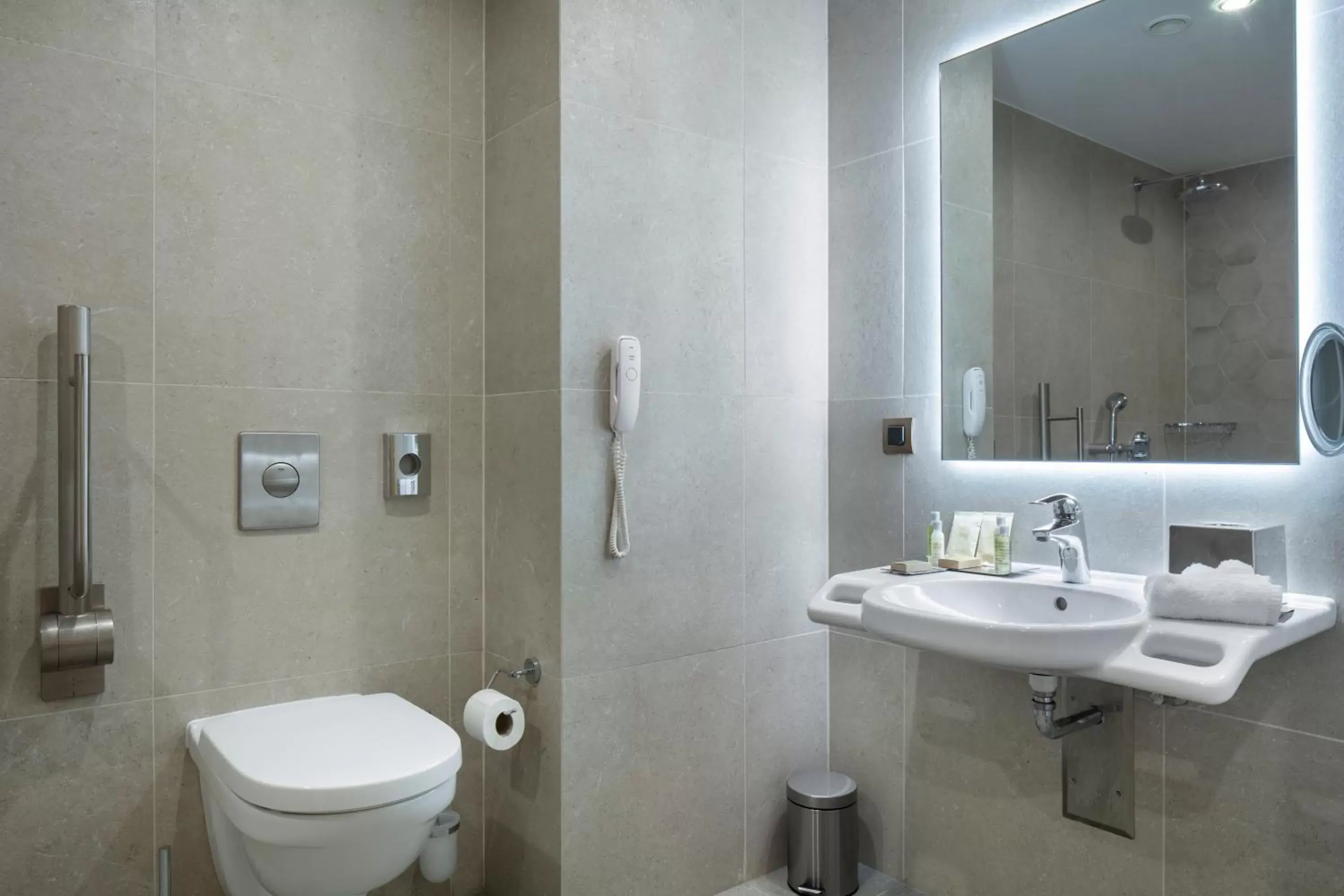 Bathroom in Doubletree By Hilton Plovdiv Center