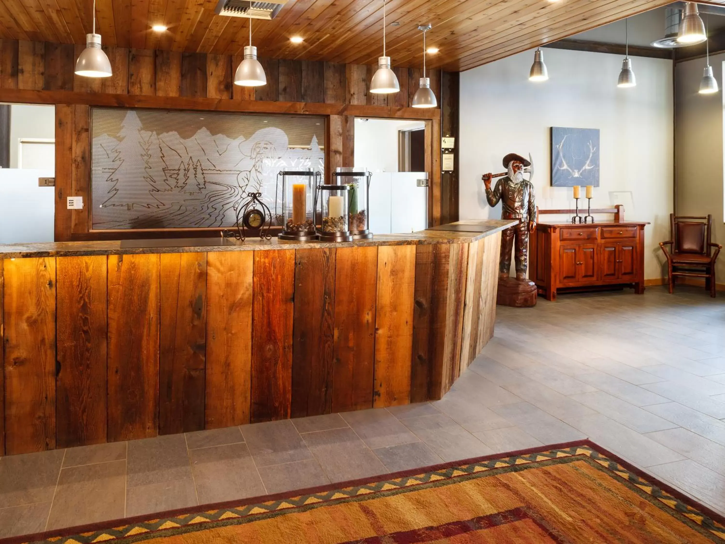 Lobby or reception in 49'er Inn & Suites Lobby or reception in 49'er Inn & Suites