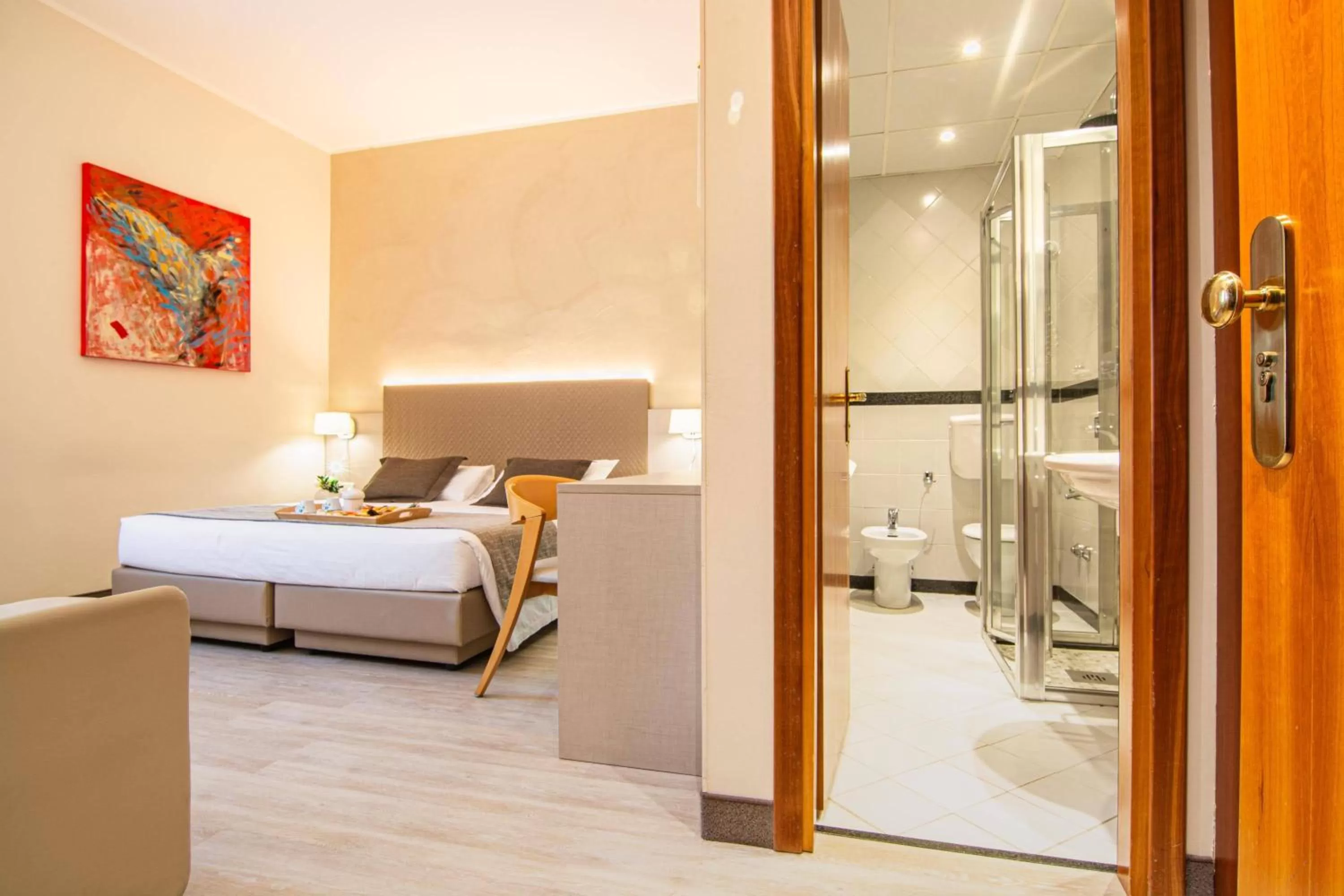 Bed in Park Hotel Ai Pini & Restaurant Ai Pini