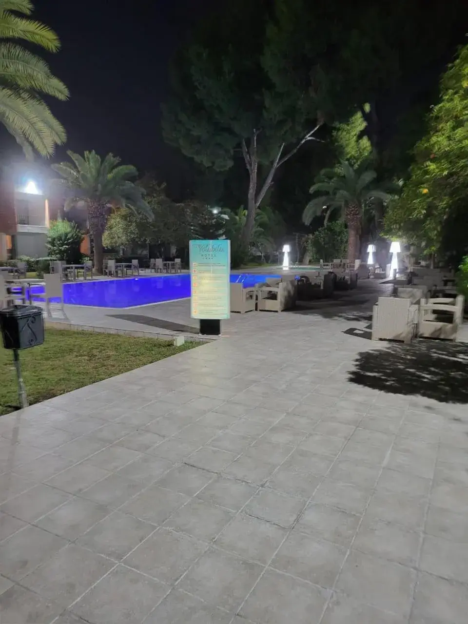 Night, Swimming Pool in Hôtel Volubilis