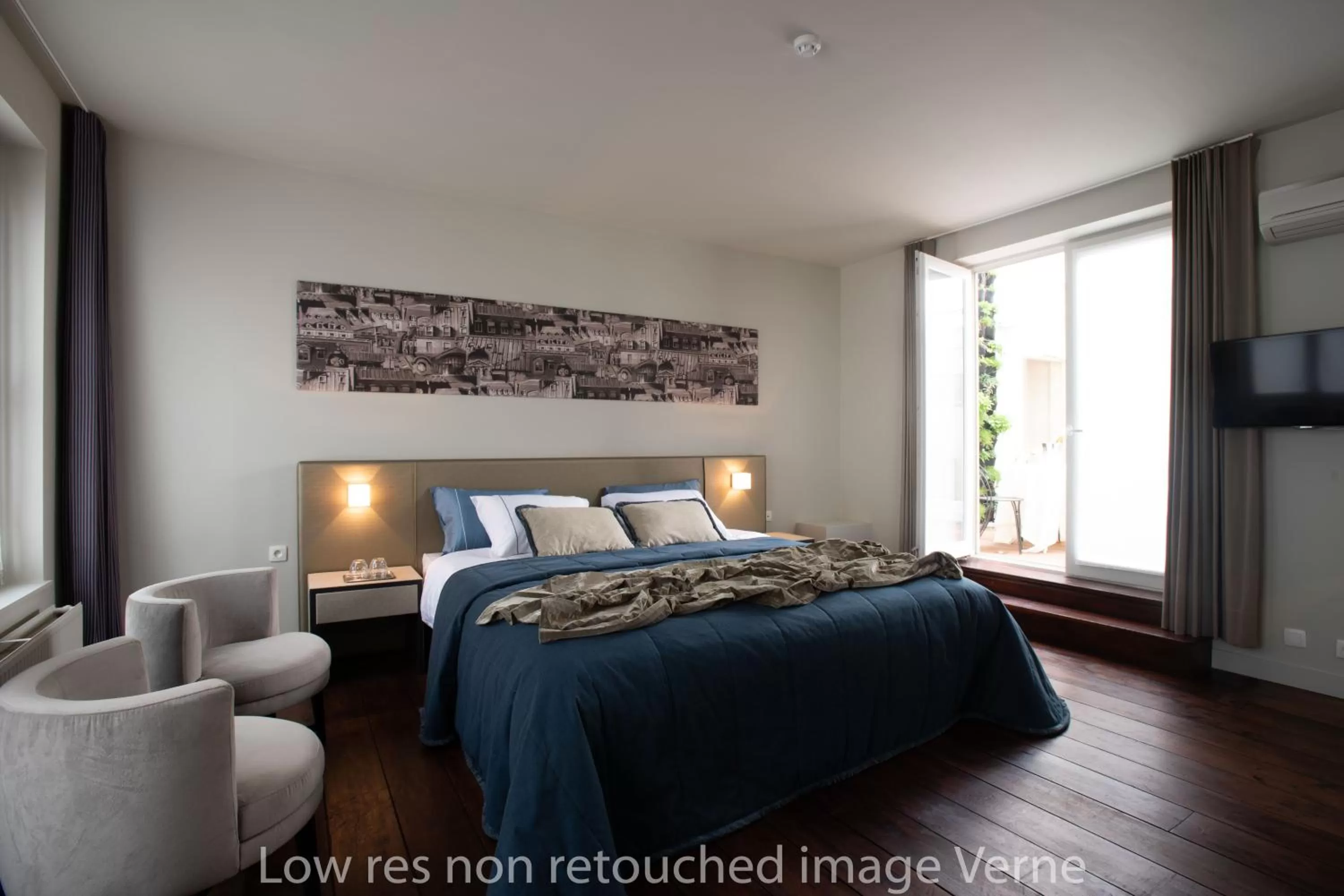 Bed in Hotel 'T Sandt