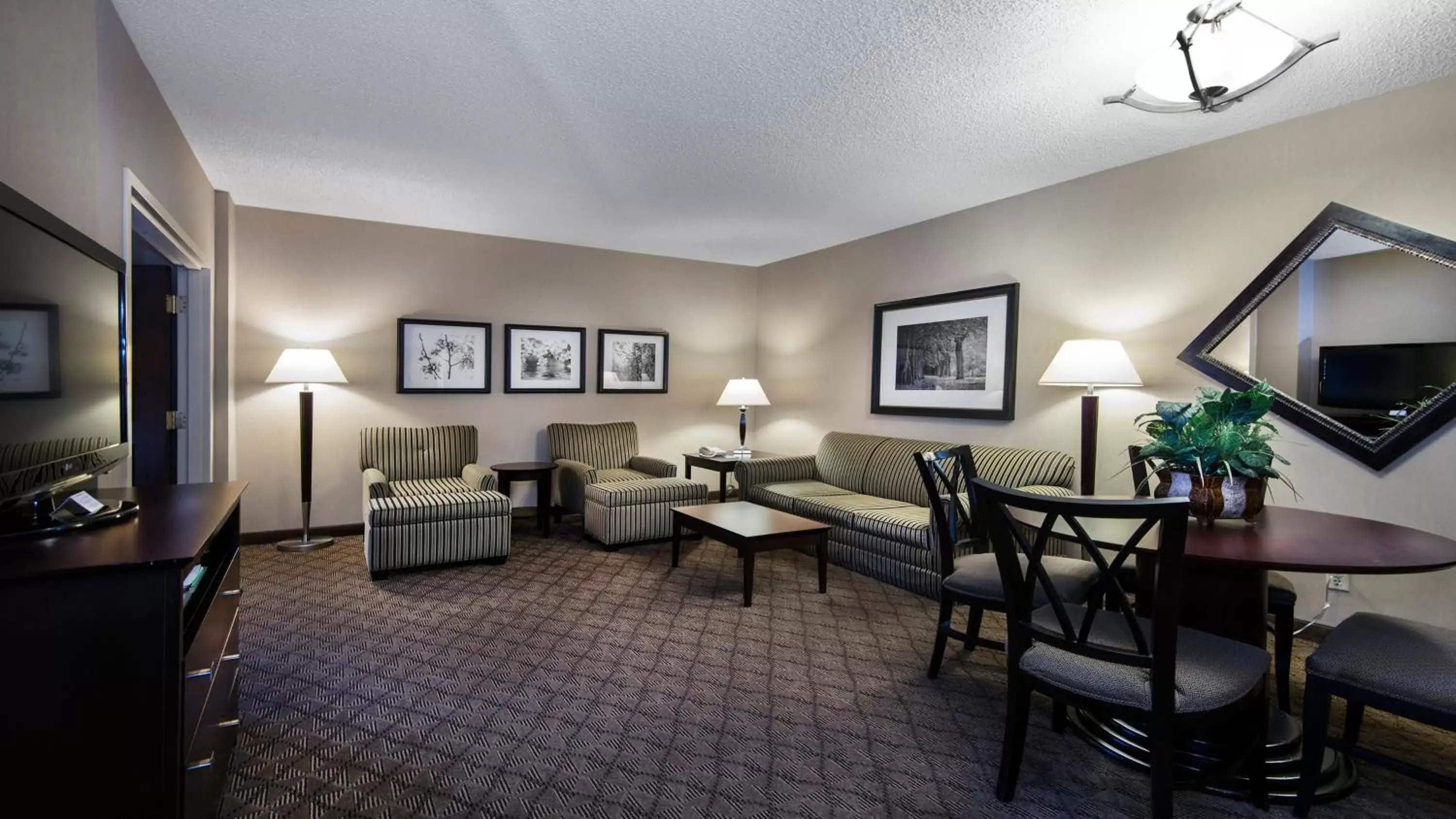 Photo of the whole room, Seating Area in Holiday Inn Springdale-Fayetteville Area, an IHG Hotel