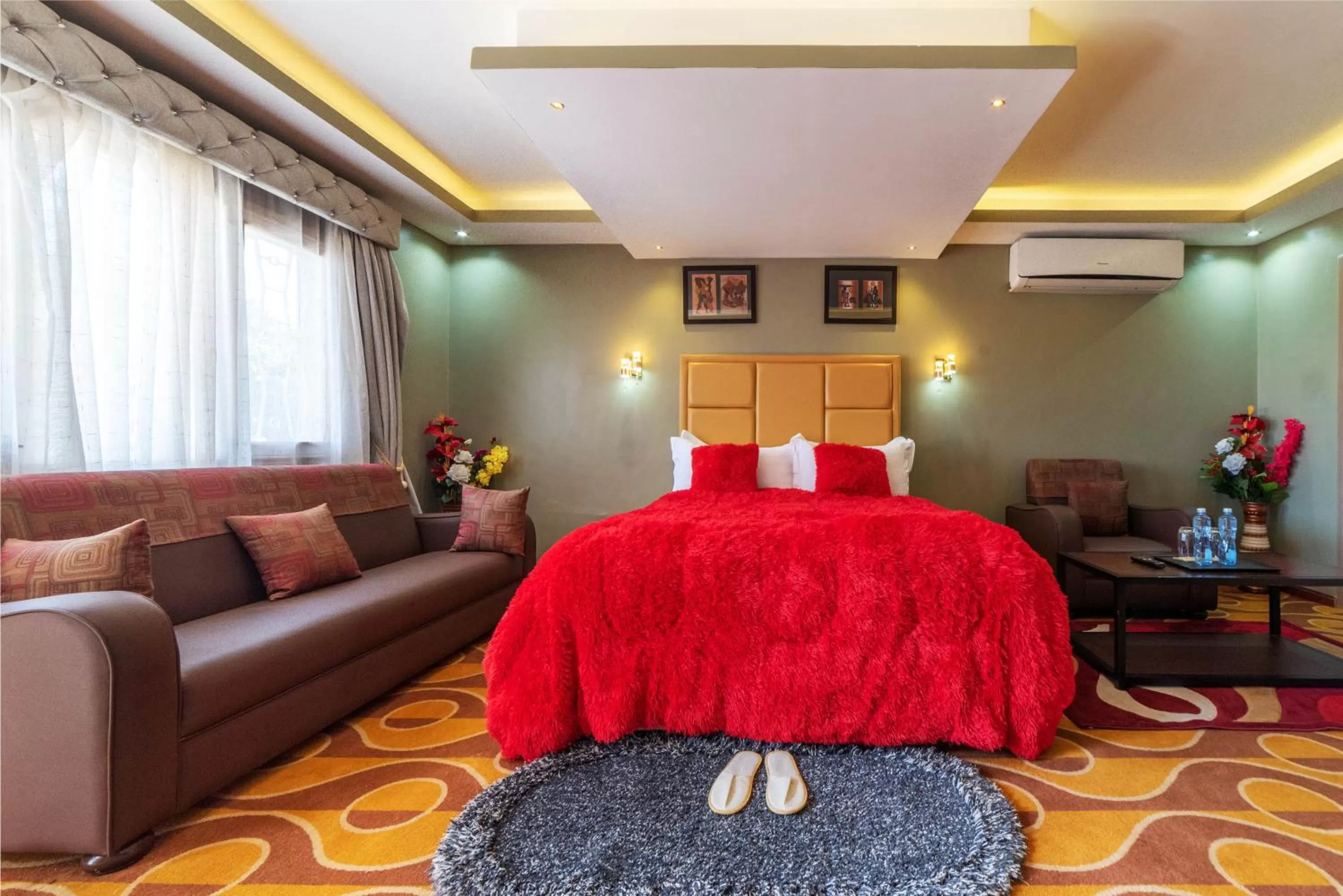 Bedroom, Bed in Afro Park Hotel