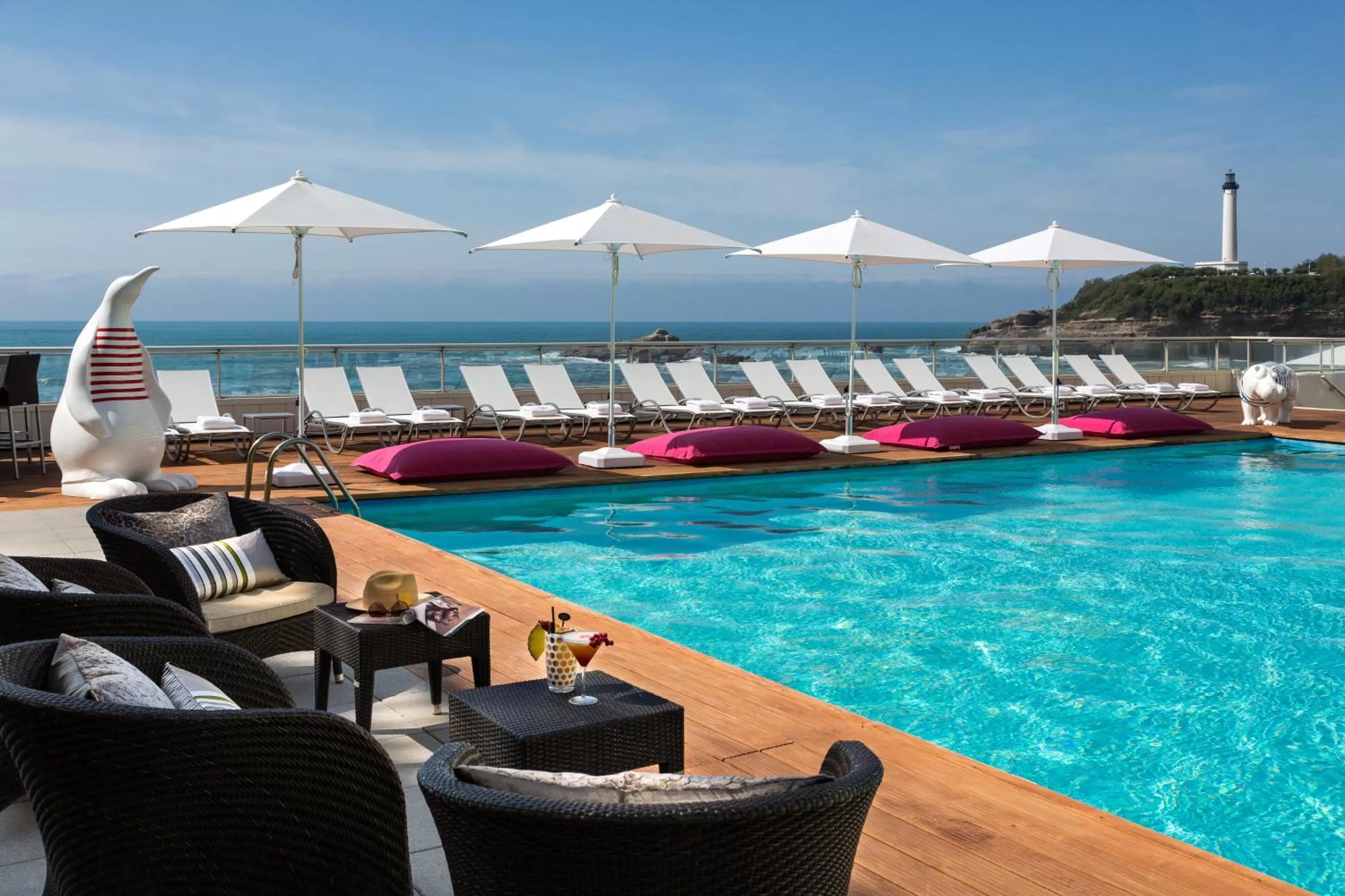 Property building in Sofitel Biarritz Le Miramar Thalassa