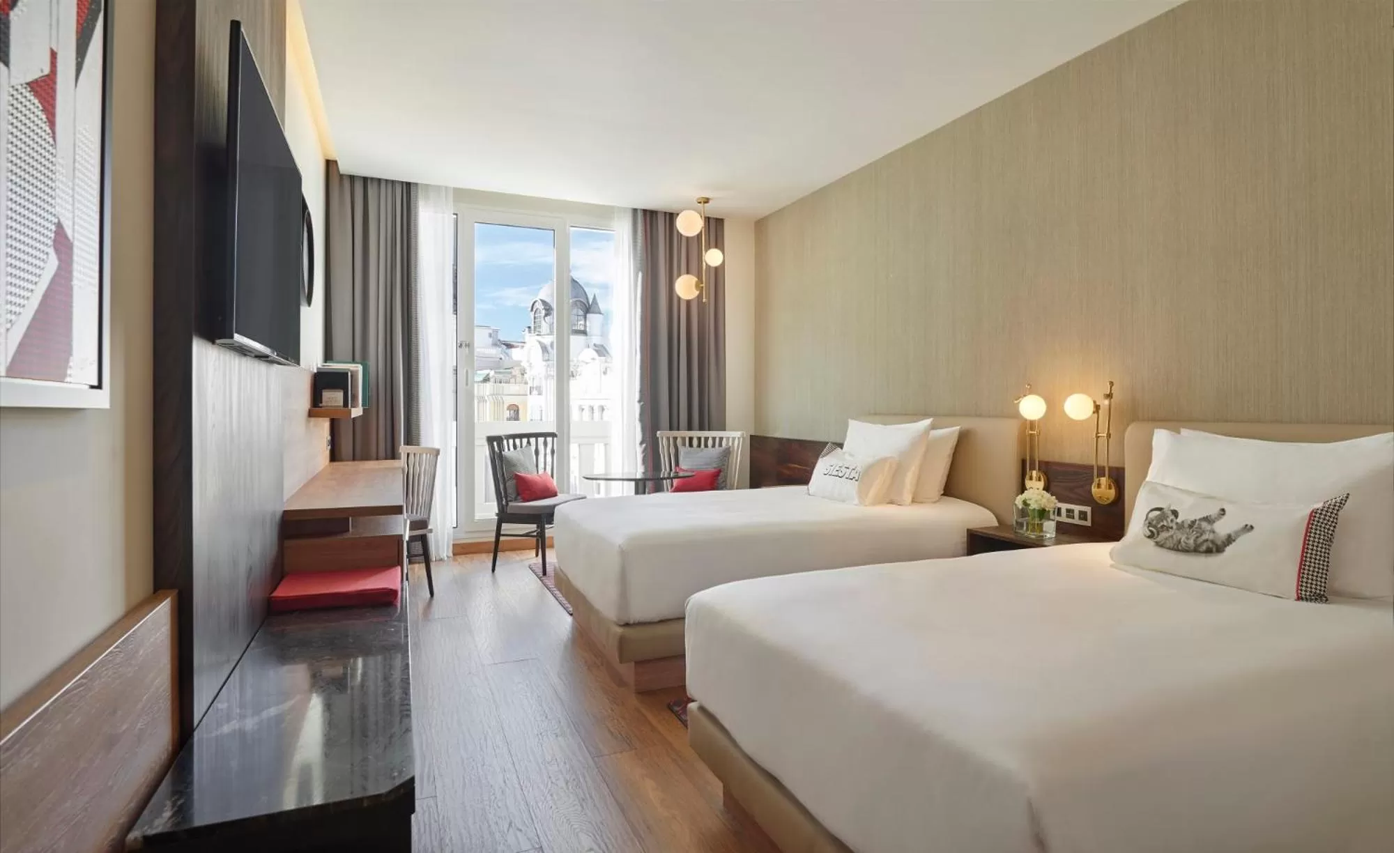 Double Room with Two Double Beds in Hyatt Centric Gran Via Madrid
