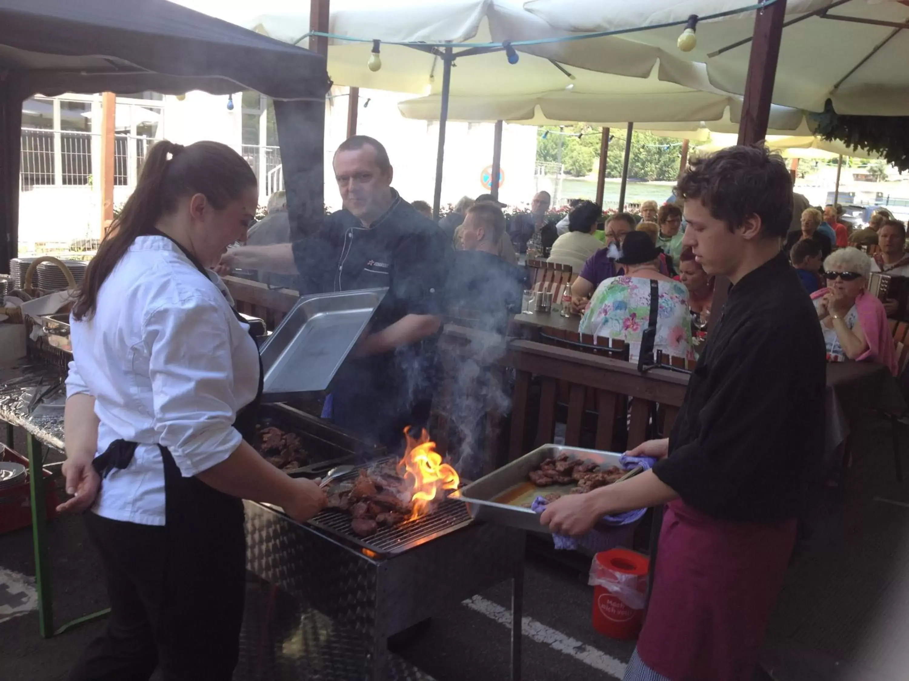 BBQ facilities in Hotel Rheinlust