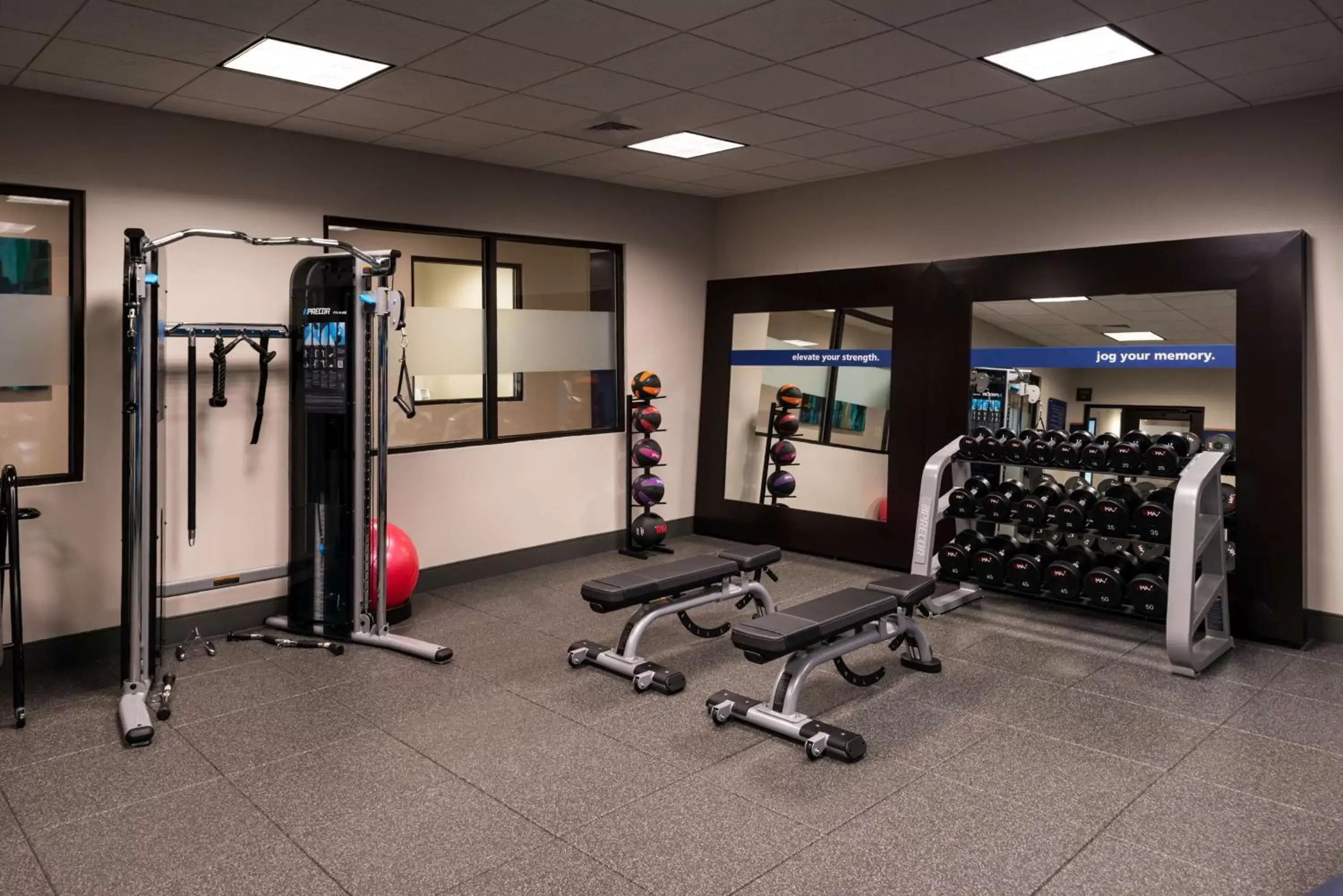 Fitness centre/facilities, Fitness Center/Facilities in Hampton Inn & Suites Olympia Lacey, Wa