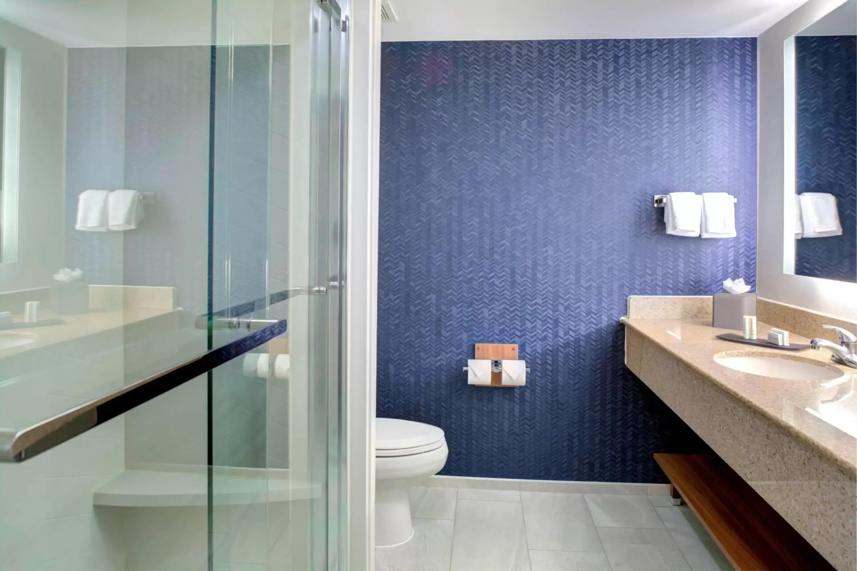 Bathroom in Fairfield Inn & Suites by Marriott Virginia Beach Oceanfront