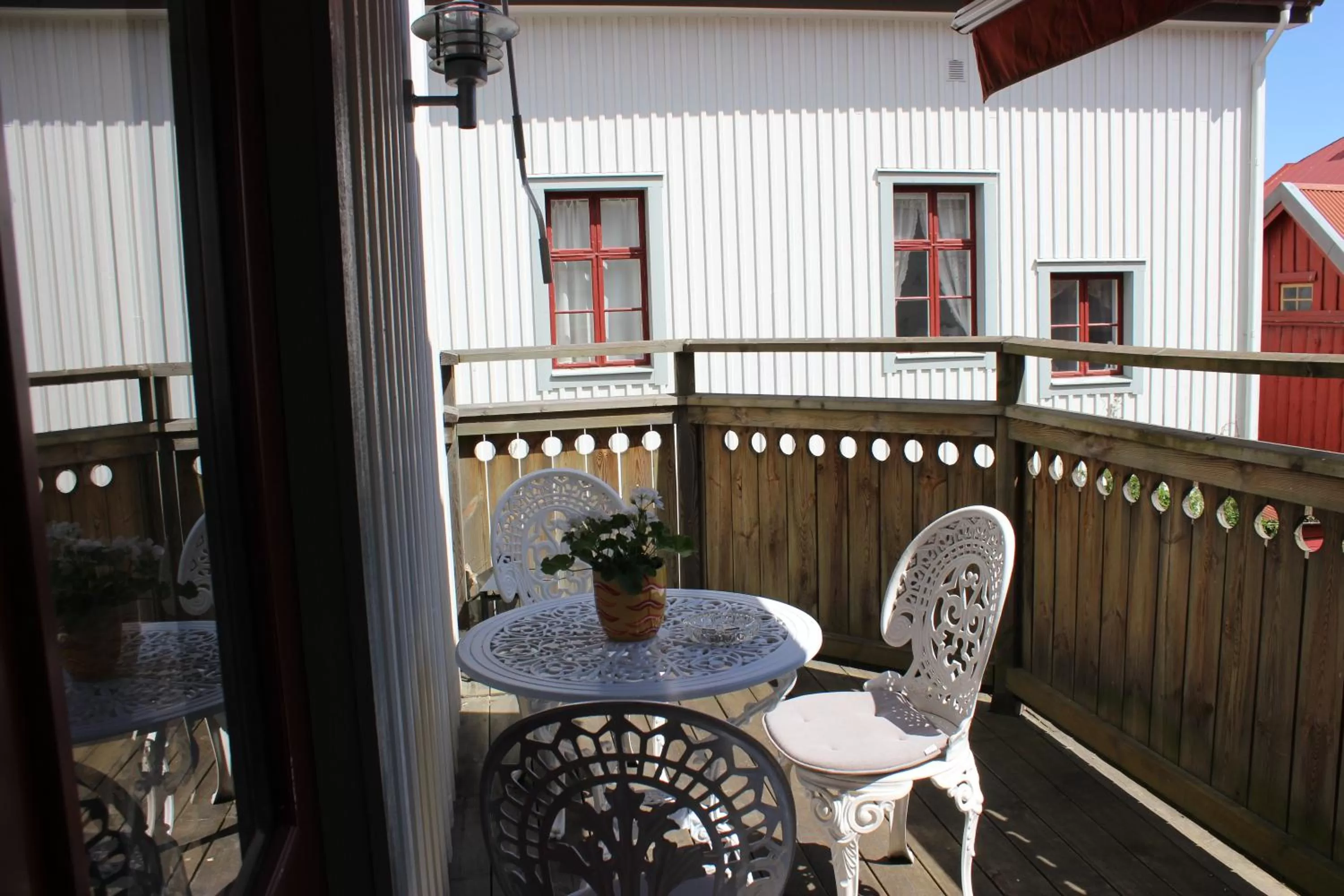 Balcony/Terrace in Hotell Läckö