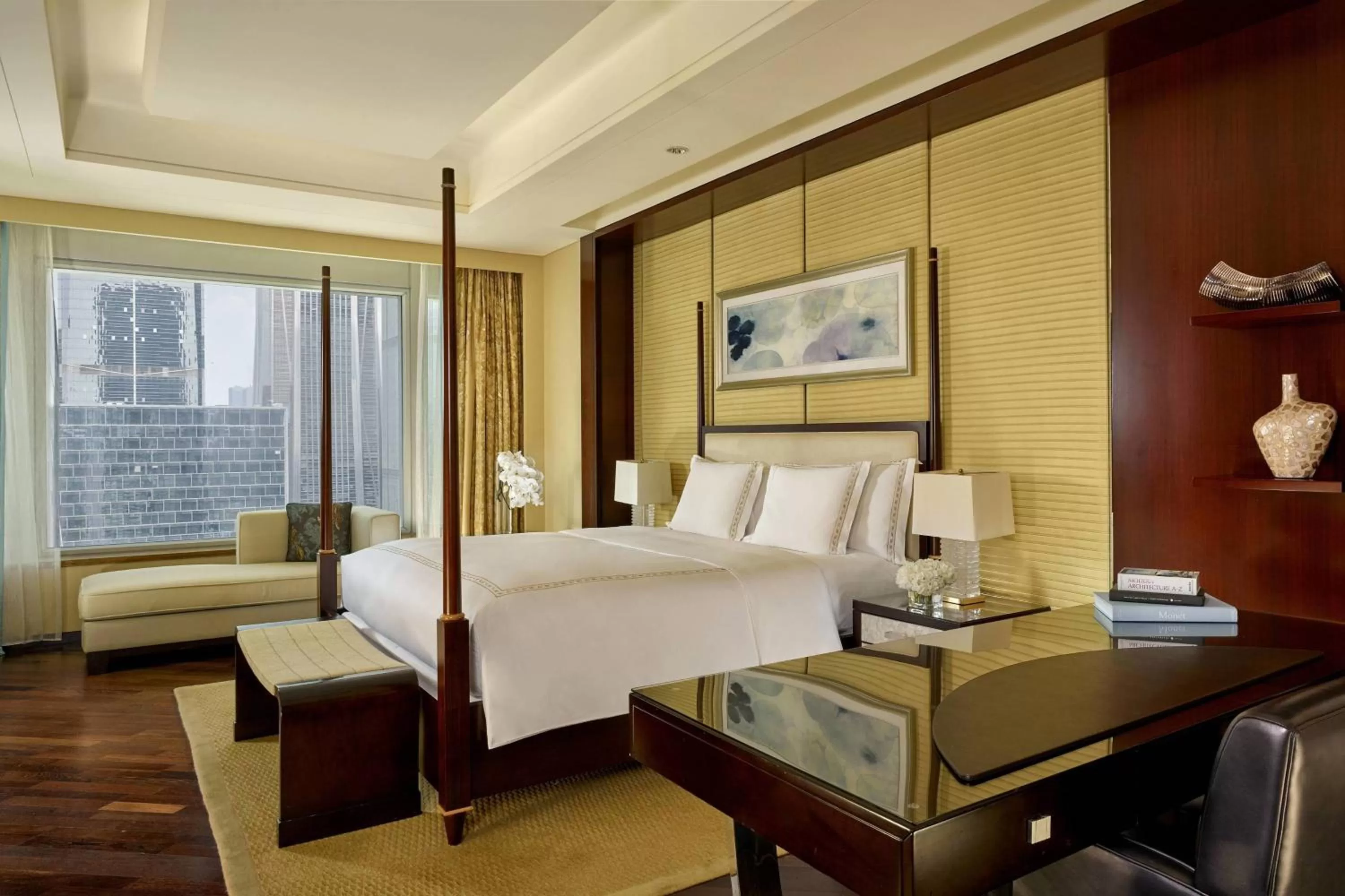 Bedroom, Bed in The Ritz-Carlton, Shenzhen