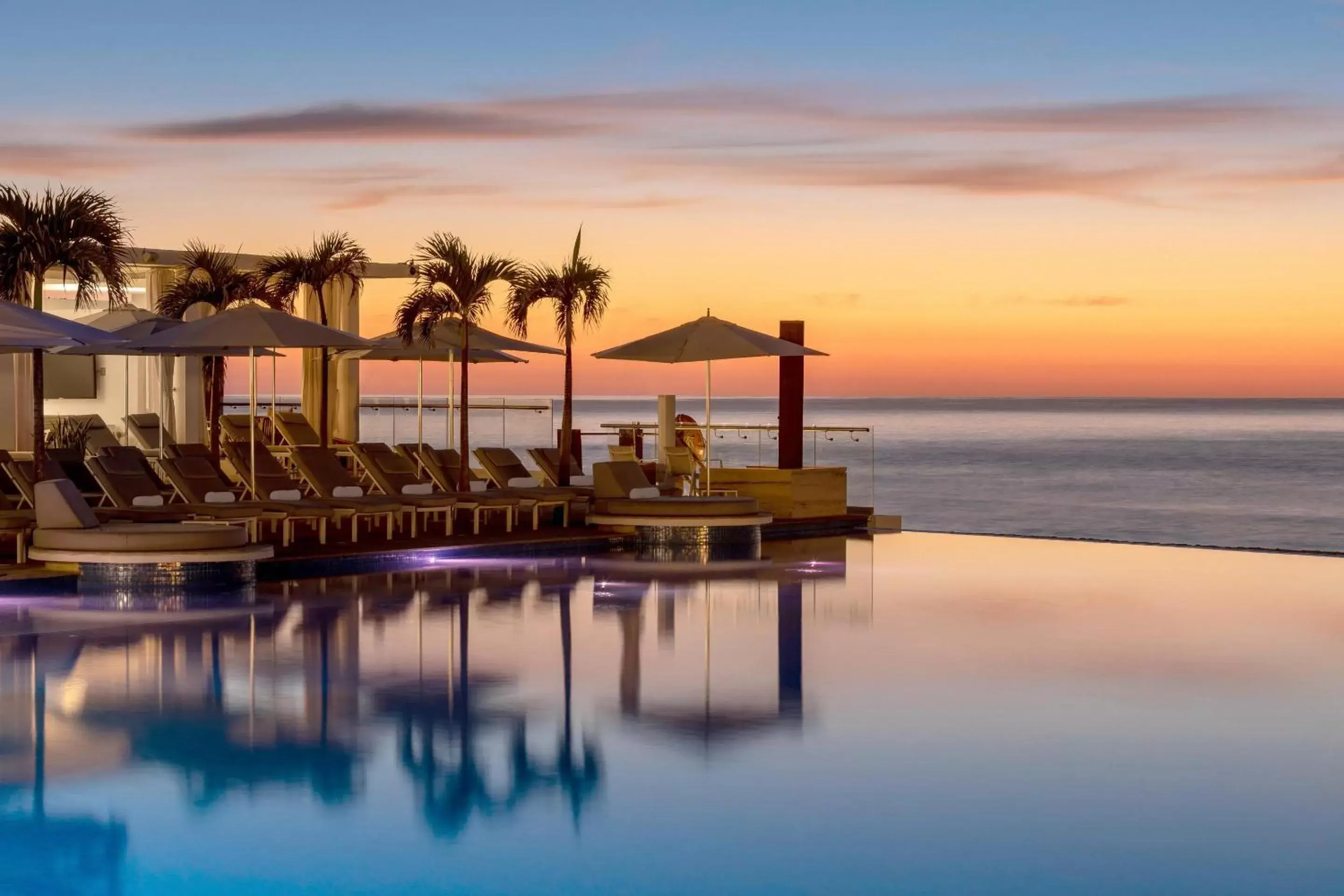 Sunrise/Sunset in Le Blanc Spa Resort Los Cabos Adults Only All-Inclusive