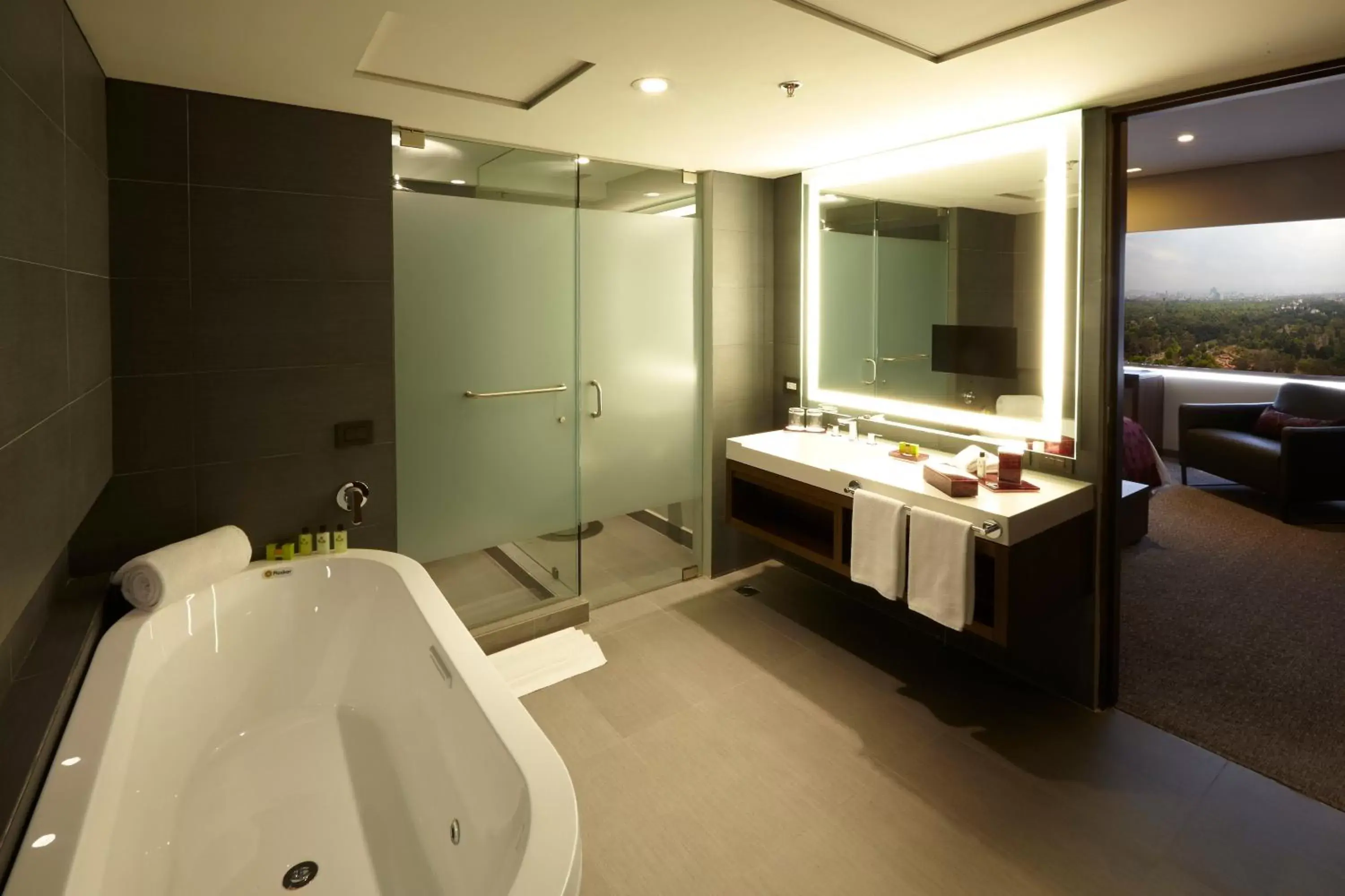 Bedroom, Bathroom in InterContinental Presidente Mexico City, an IHG Hotel