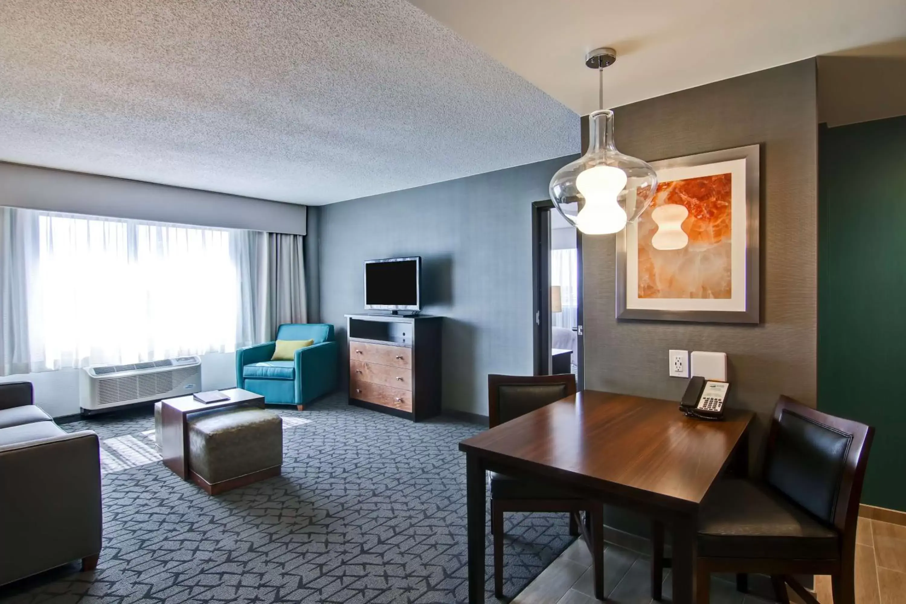 Living room, Seating Area in Homewood Suites by Hilton Gaithersburg/Washington, DC North