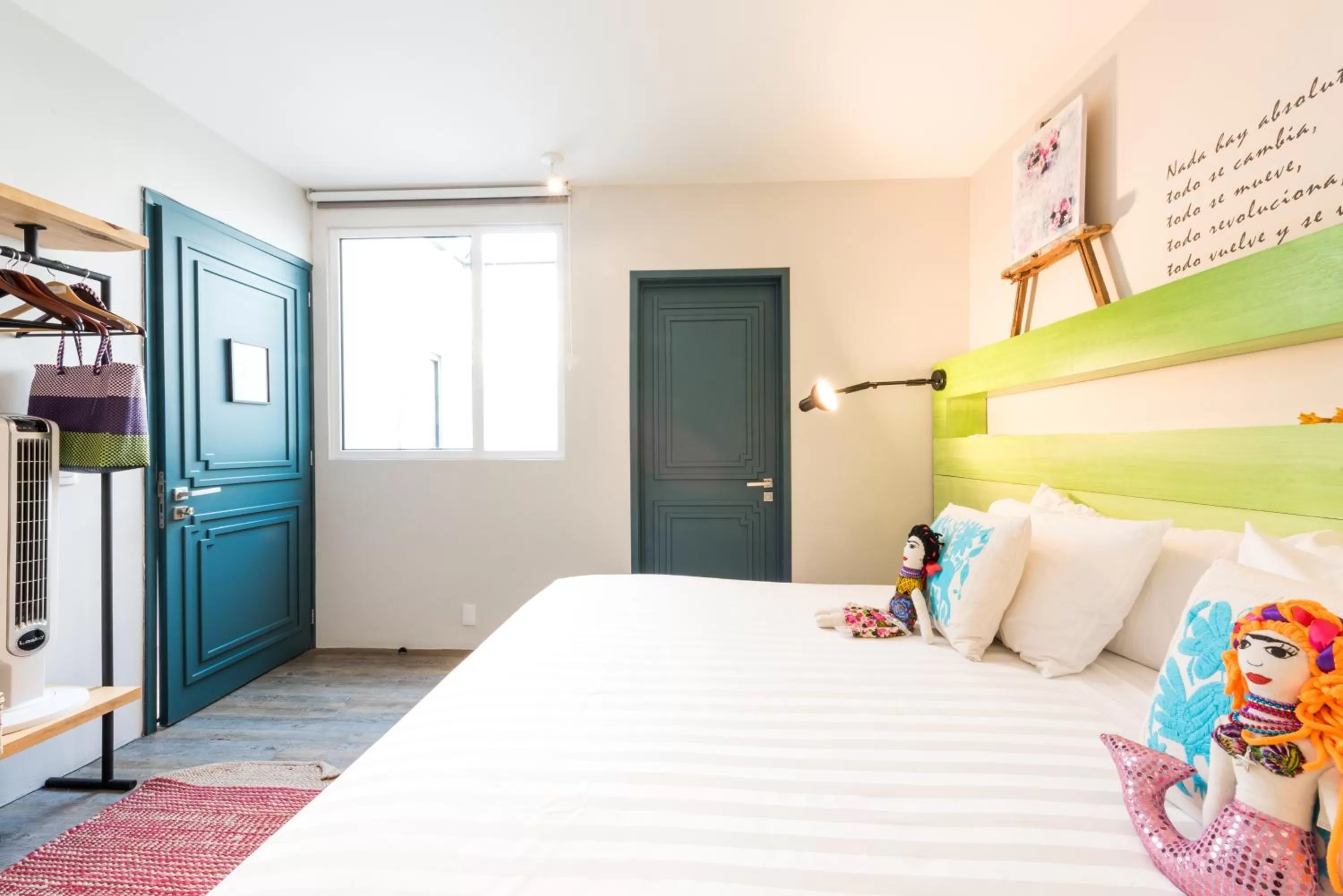 Bed in La Palomilla Bed & Breakfast