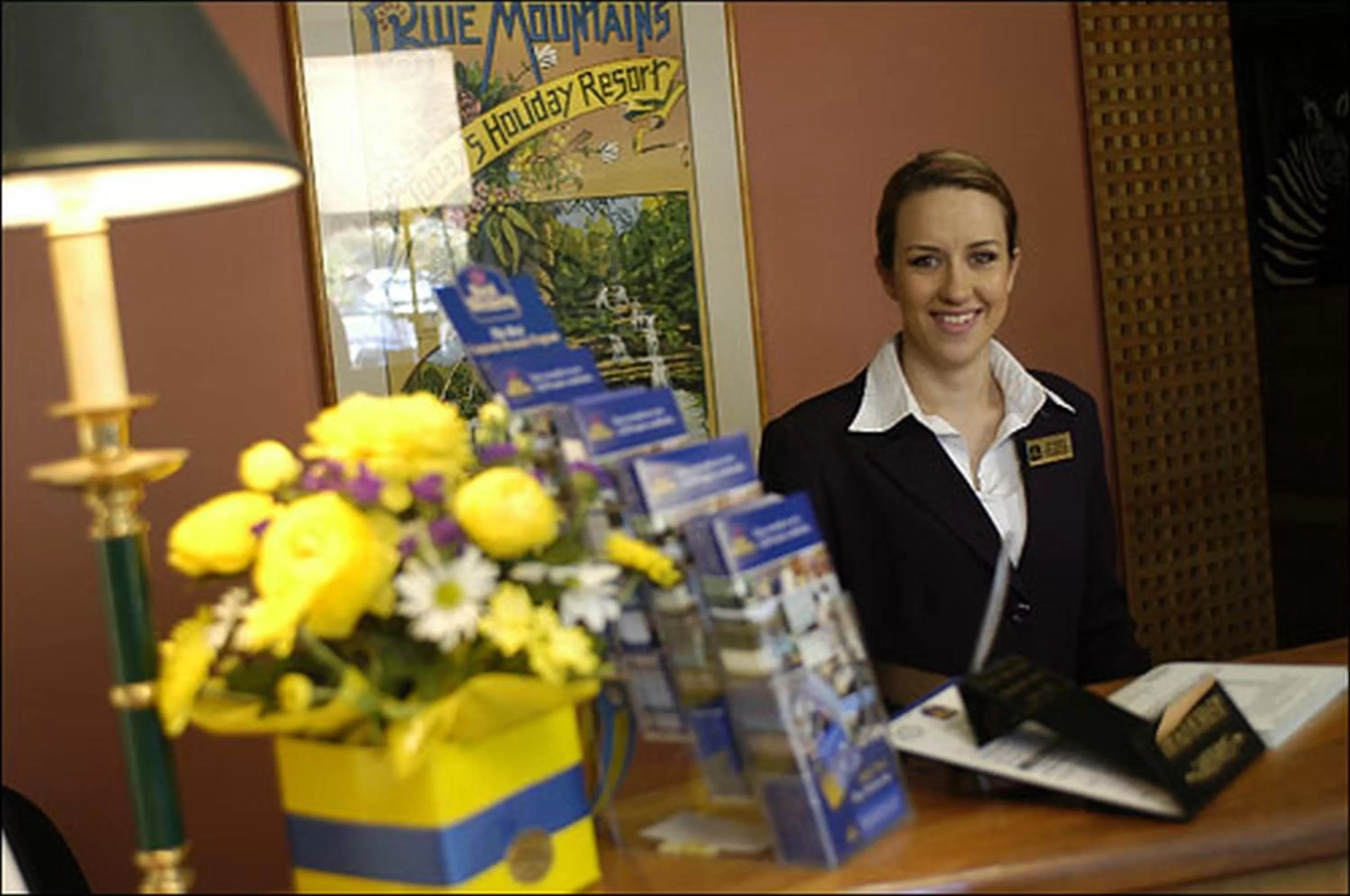 Lobby or reception in Alpine Motor Inn