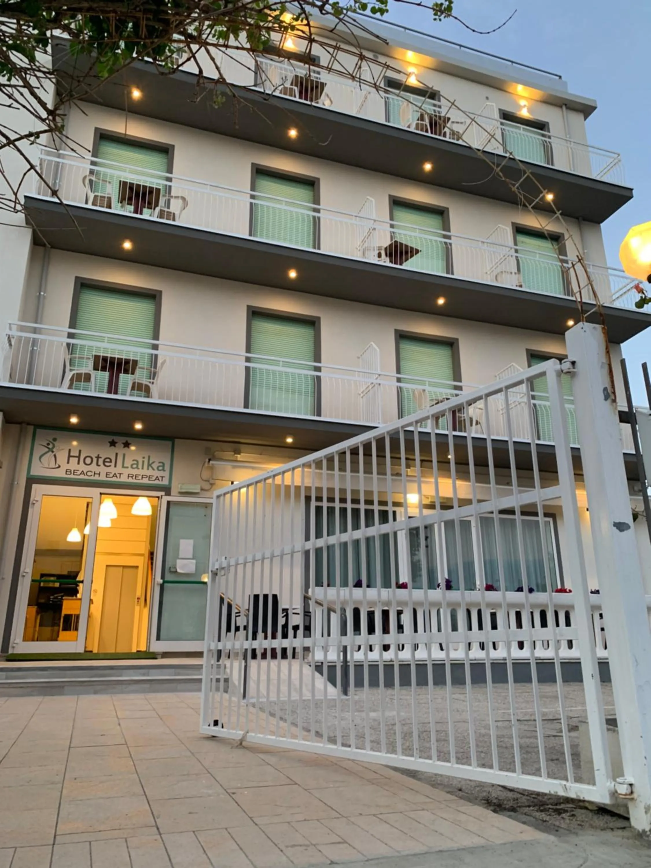 Property building in Hotel Laika