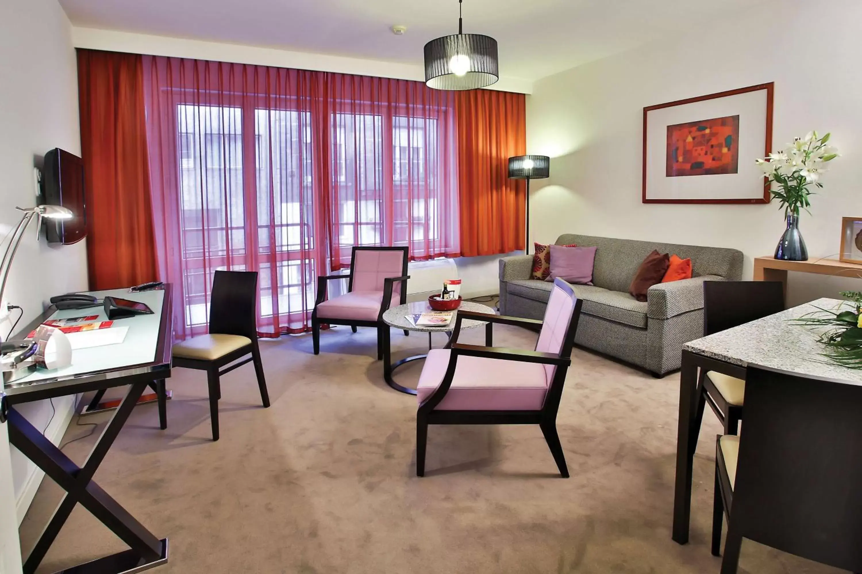 Living room, Seating Area in Adina Apartment Hotel Budapest