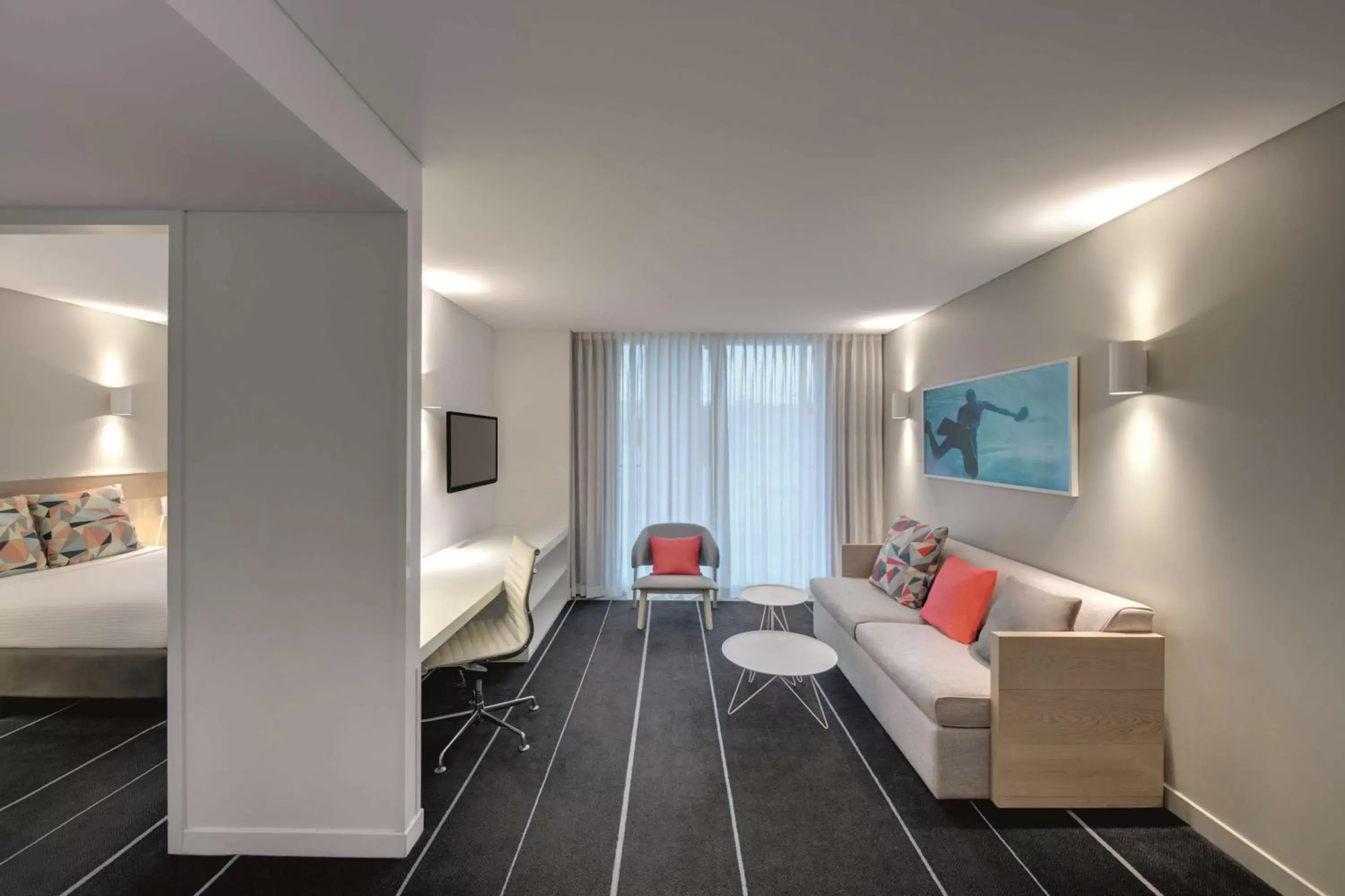 Bedroom, Seating Area in Adina Apartment Hotel Bondi Beach Sydney