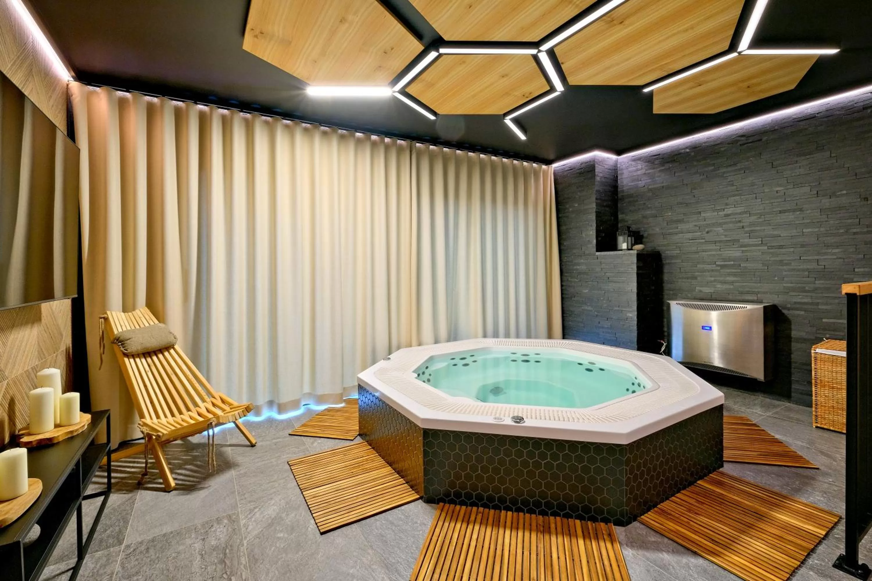 Sauna in Harda House Friends & Spa