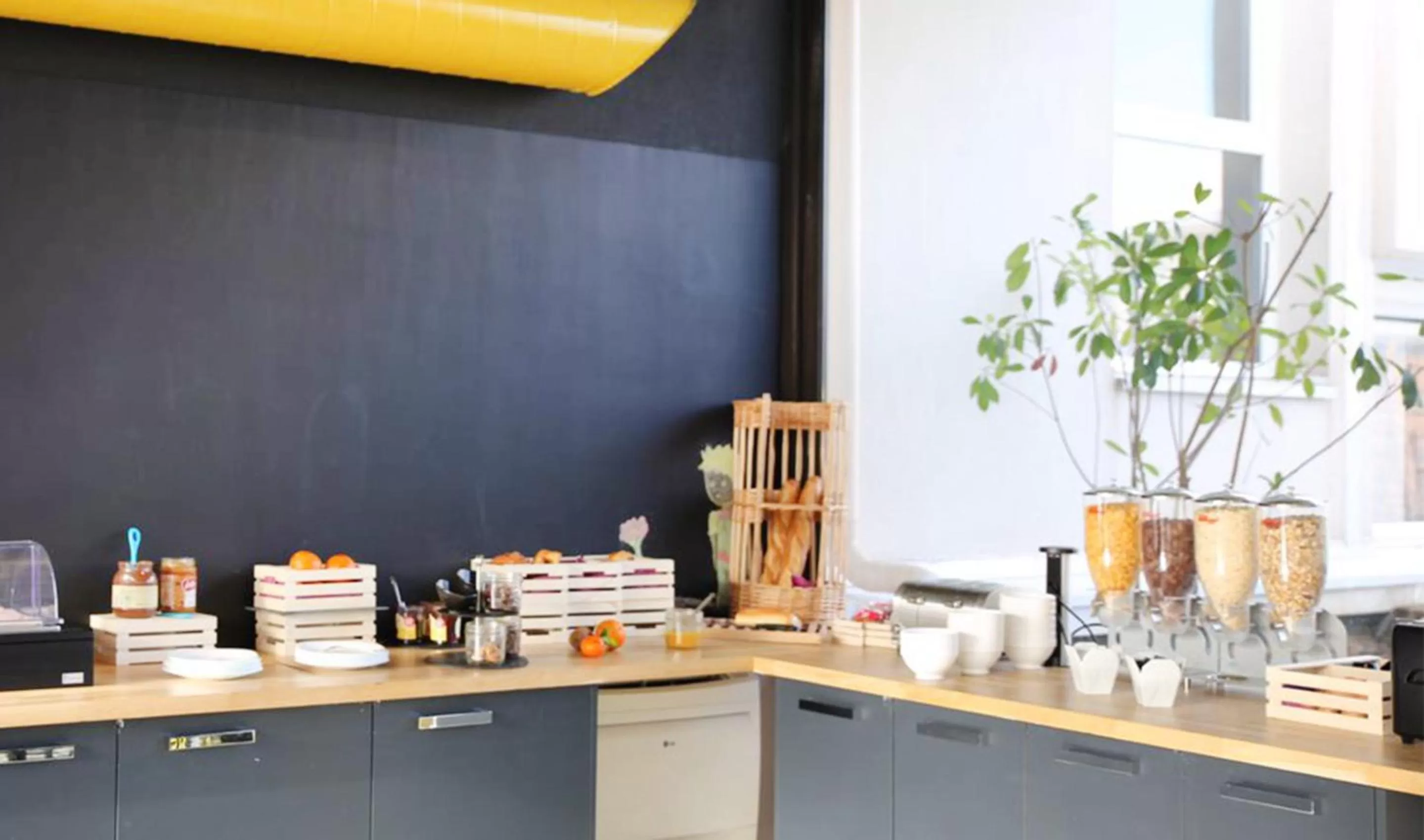 Continental breakfast in Comfort Aparthotel Antibes Le Maestria