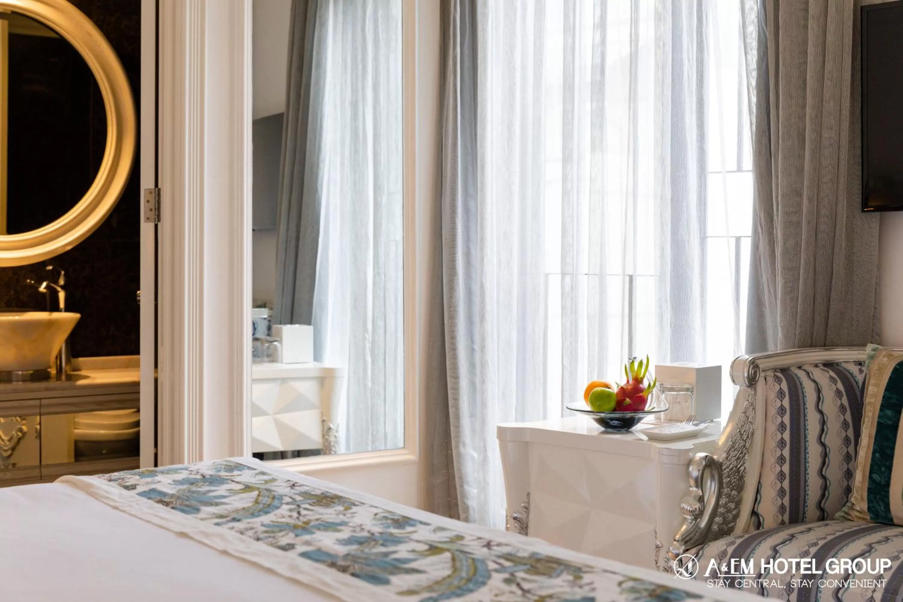 Bedroom, Bed in A&EM Saigon Hotel