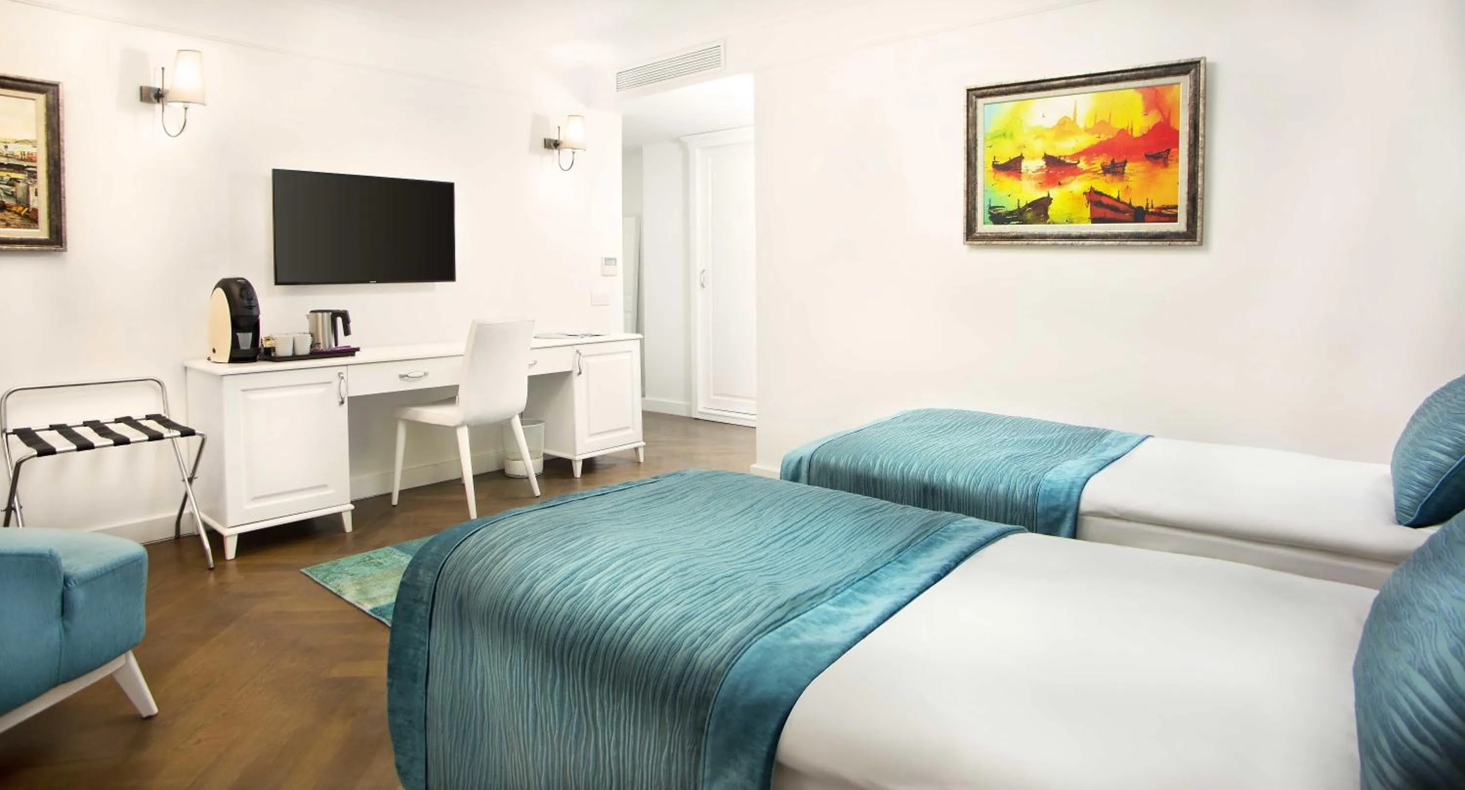 Coffee/tea facilities, Bed in Astan Hotel Galata