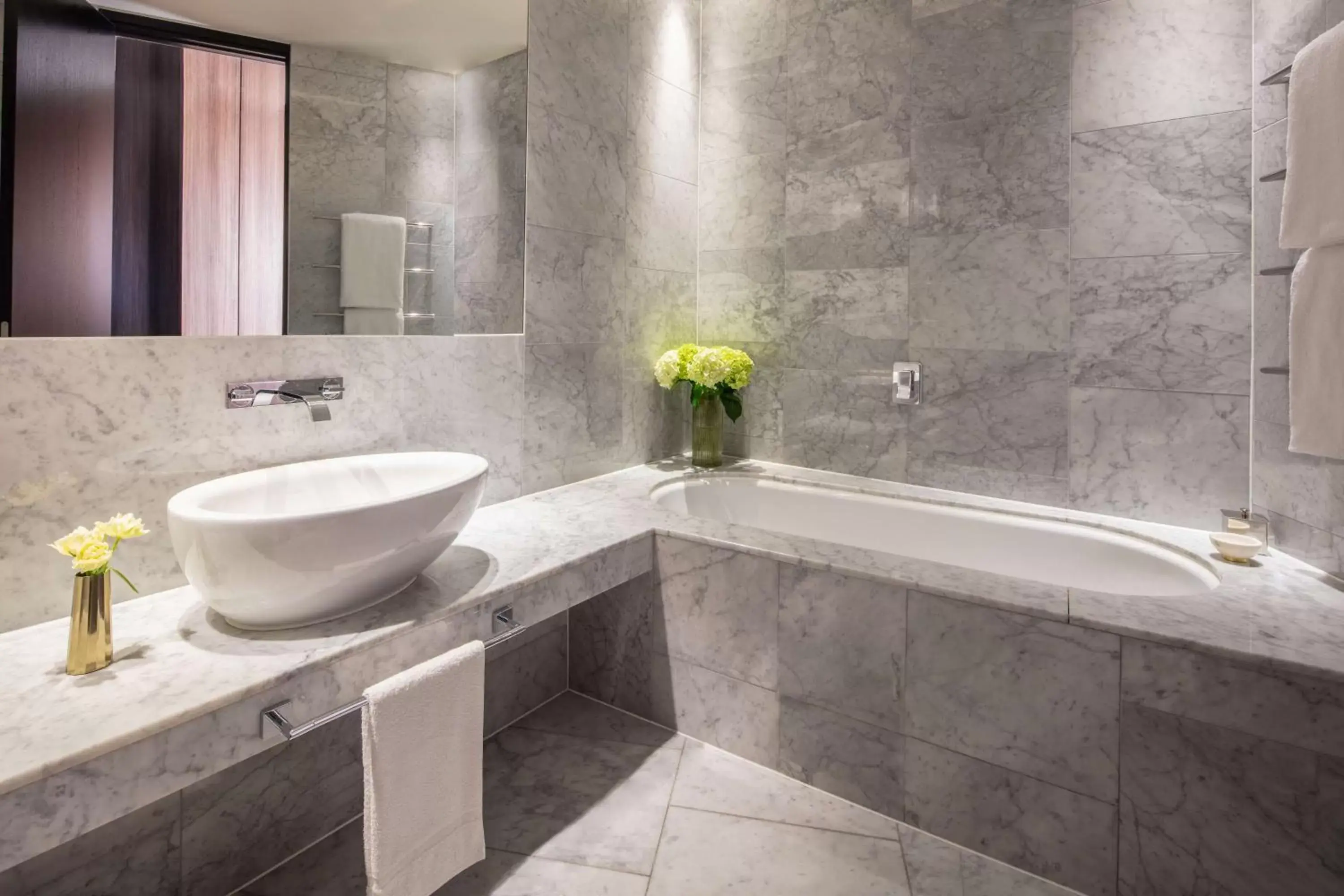 Bathroom in Anantara The Marker Dublin- A Leading Hotel of the World