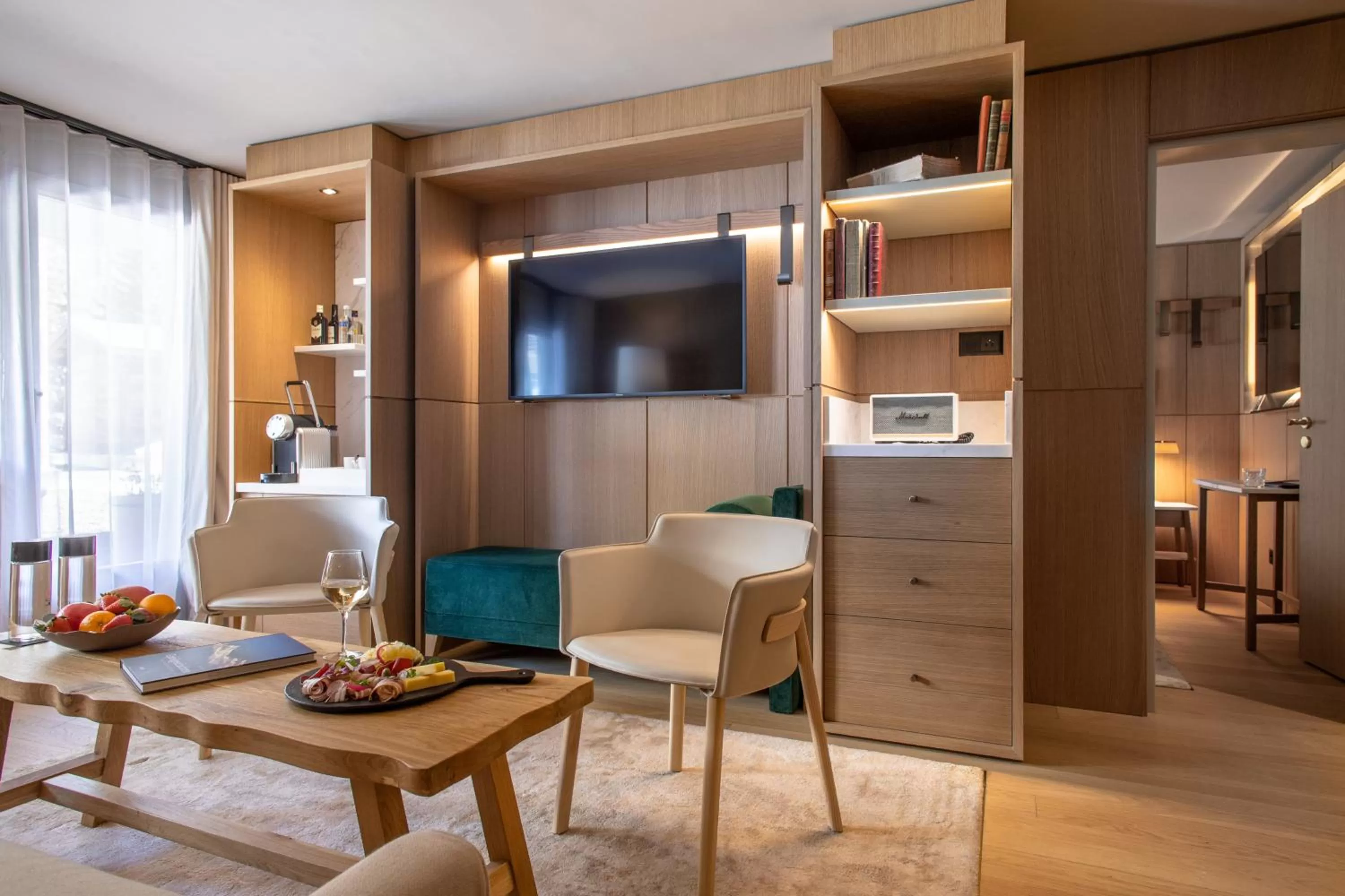 Living room in Schweizerhof Zermatt - a Small Luxury Hotel