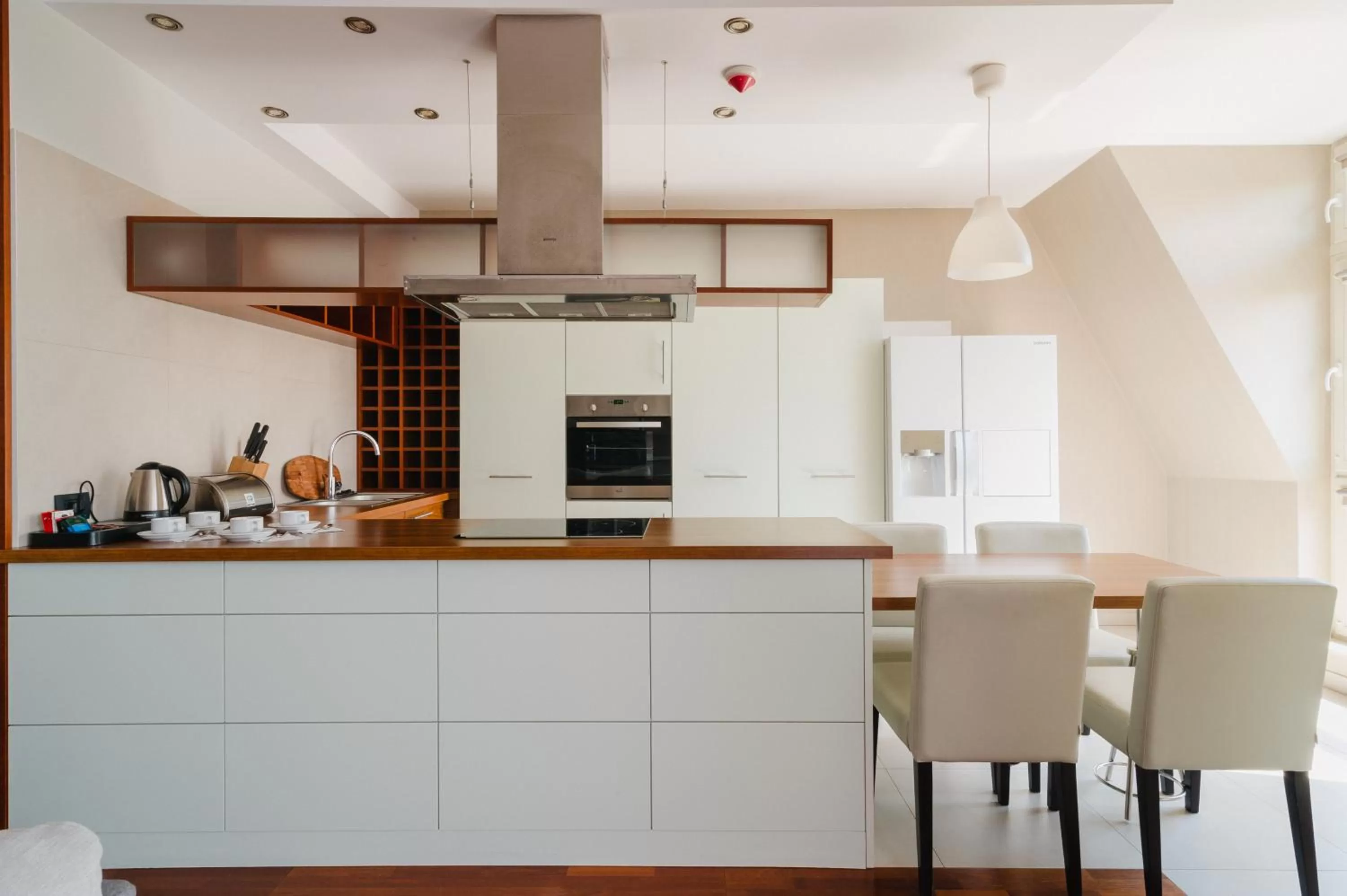 Kitchen or kitchenette in Focus Hotel Premium Elbląg