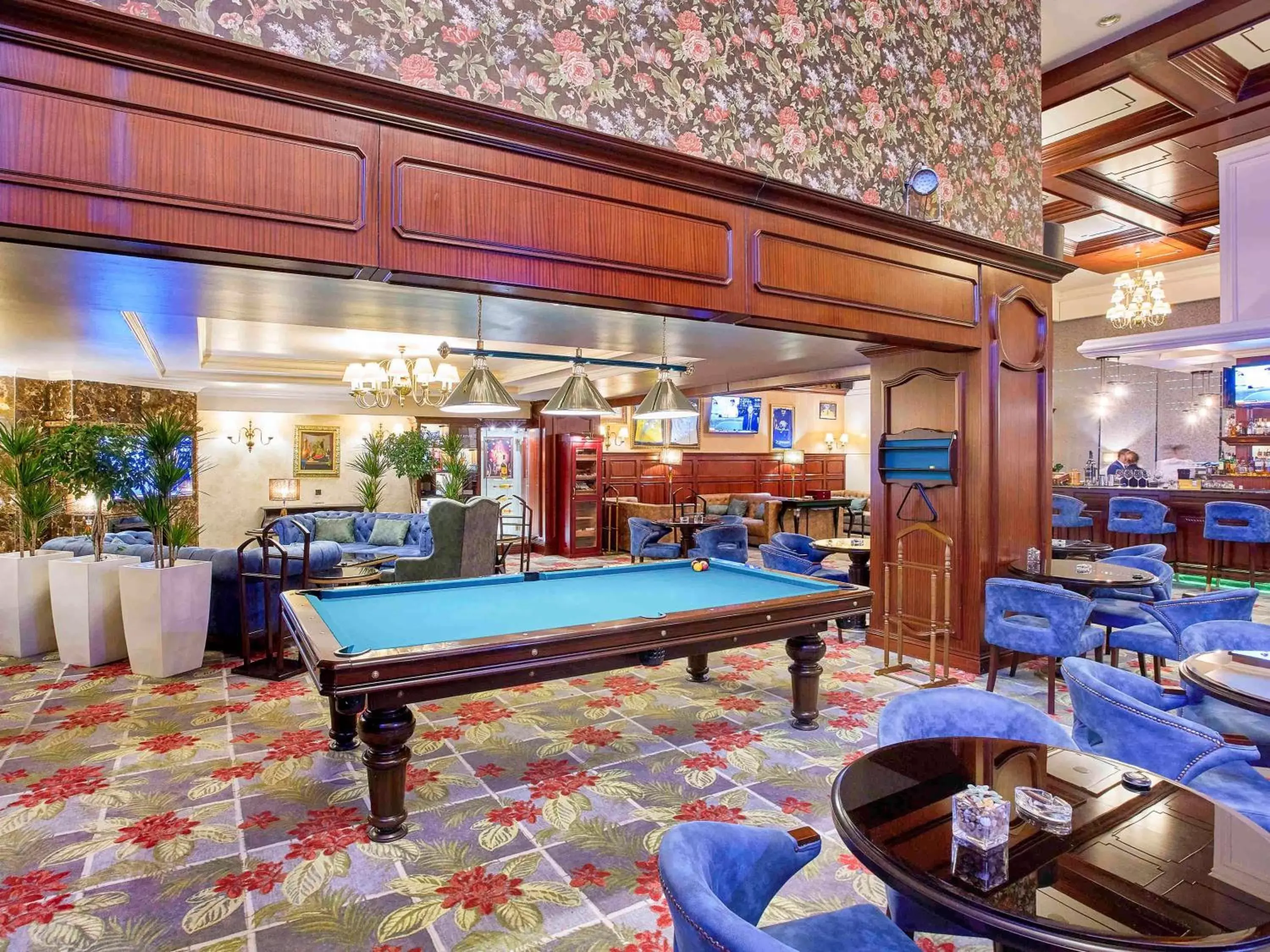 Lounge or bar, Billiards in Rixos President Hotel Astana