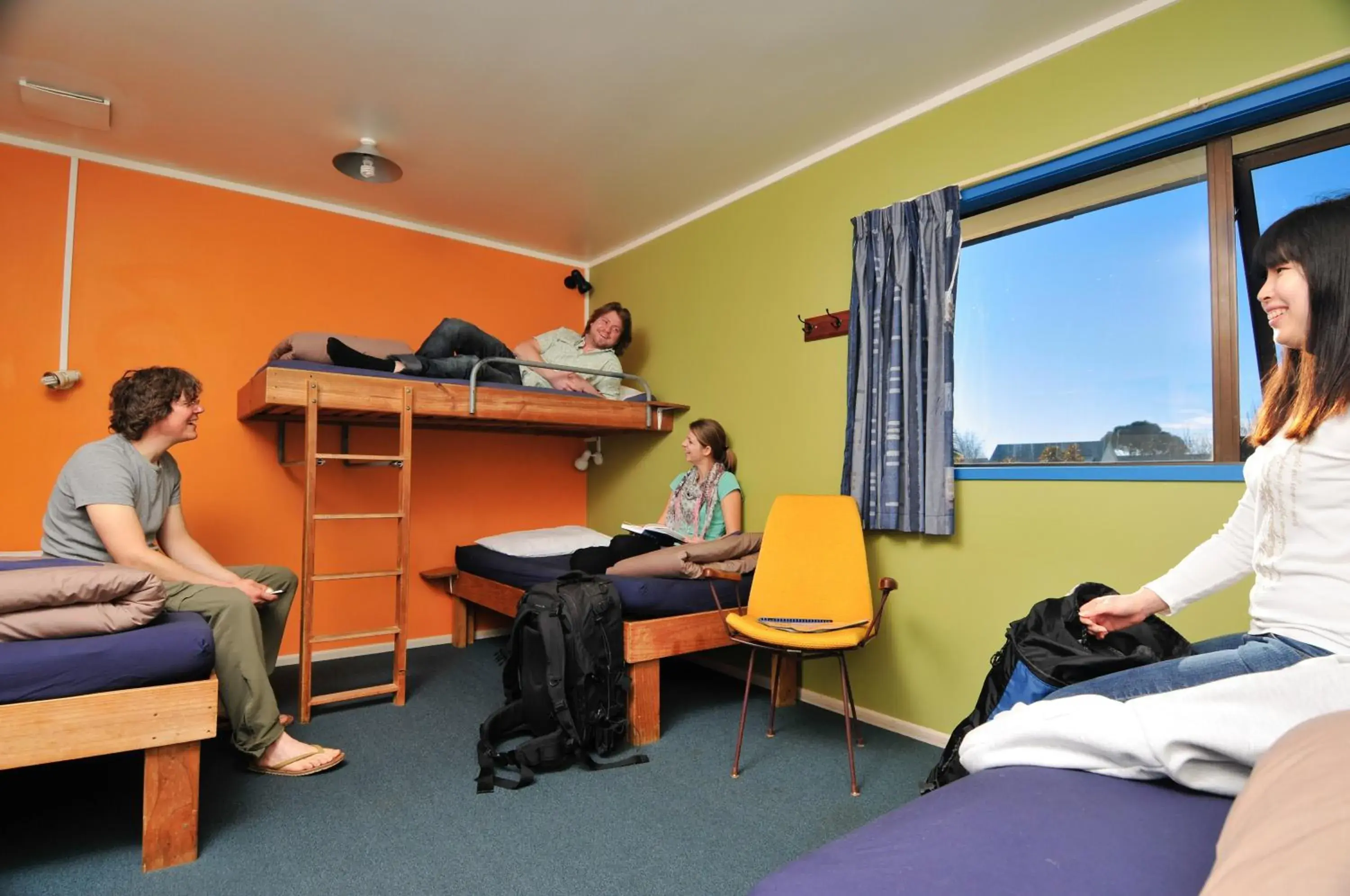 Bed in Tasman Bay Backpackers