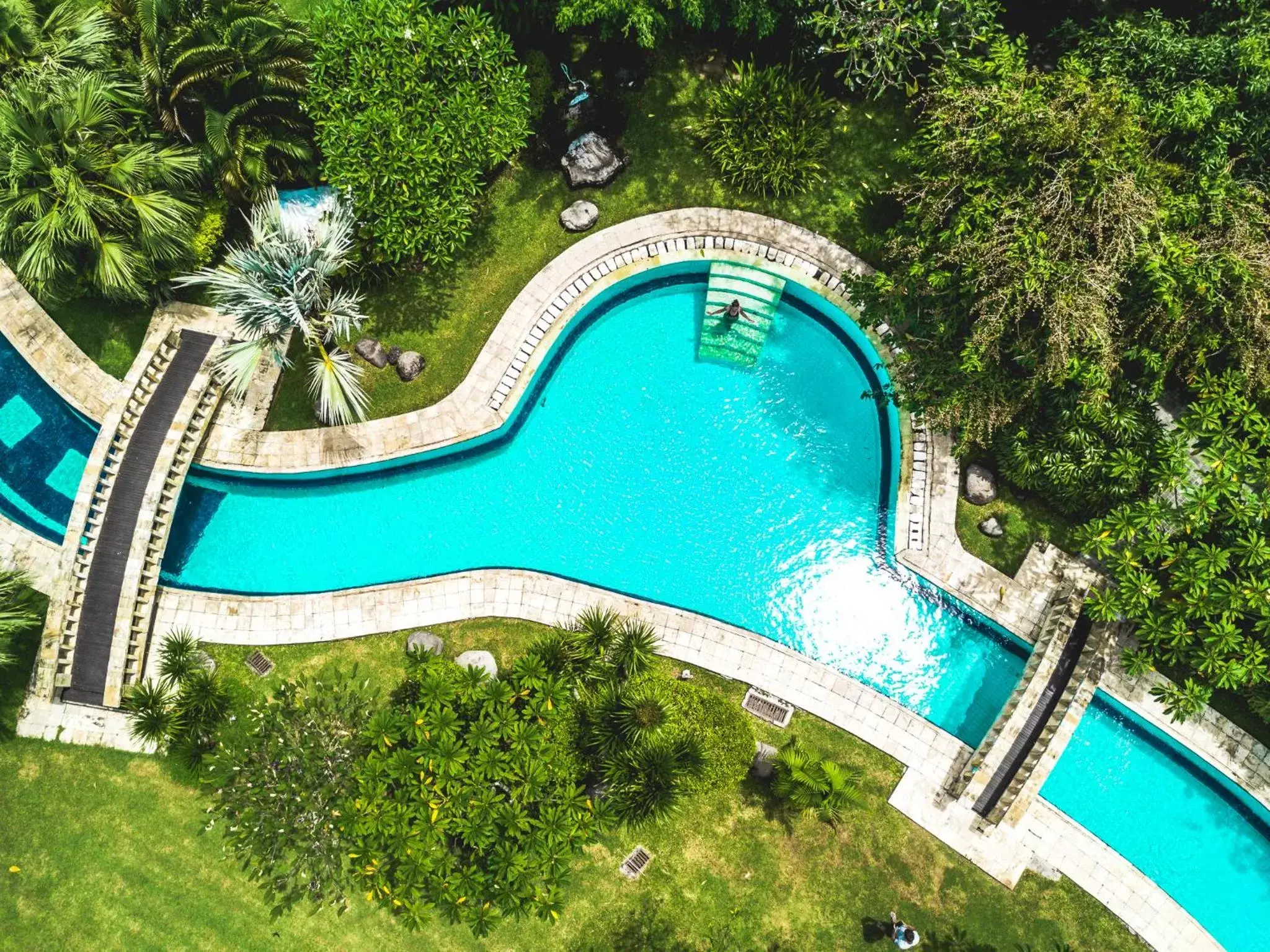 Swimming pool in The Cakra Hotel Swimming pool in The Cakra Hotel