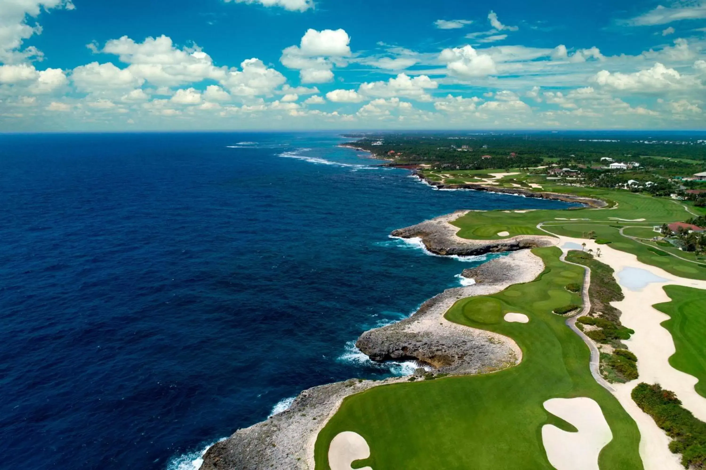 Golfcourse, Bird's-eye View in Four Points by Sheraton Punta Cana Village