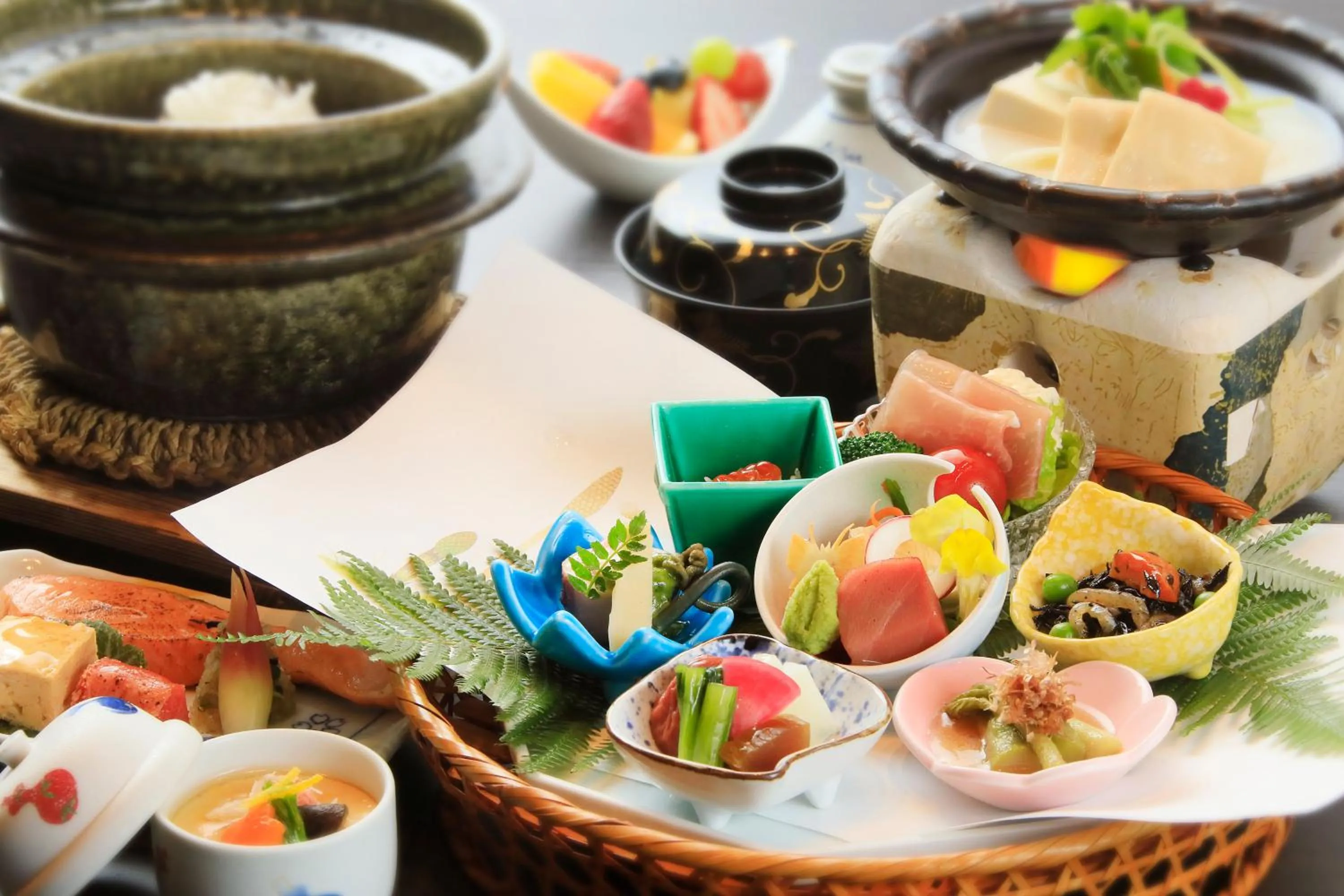 Food and drinks in Fuji Onsenji Yumedono