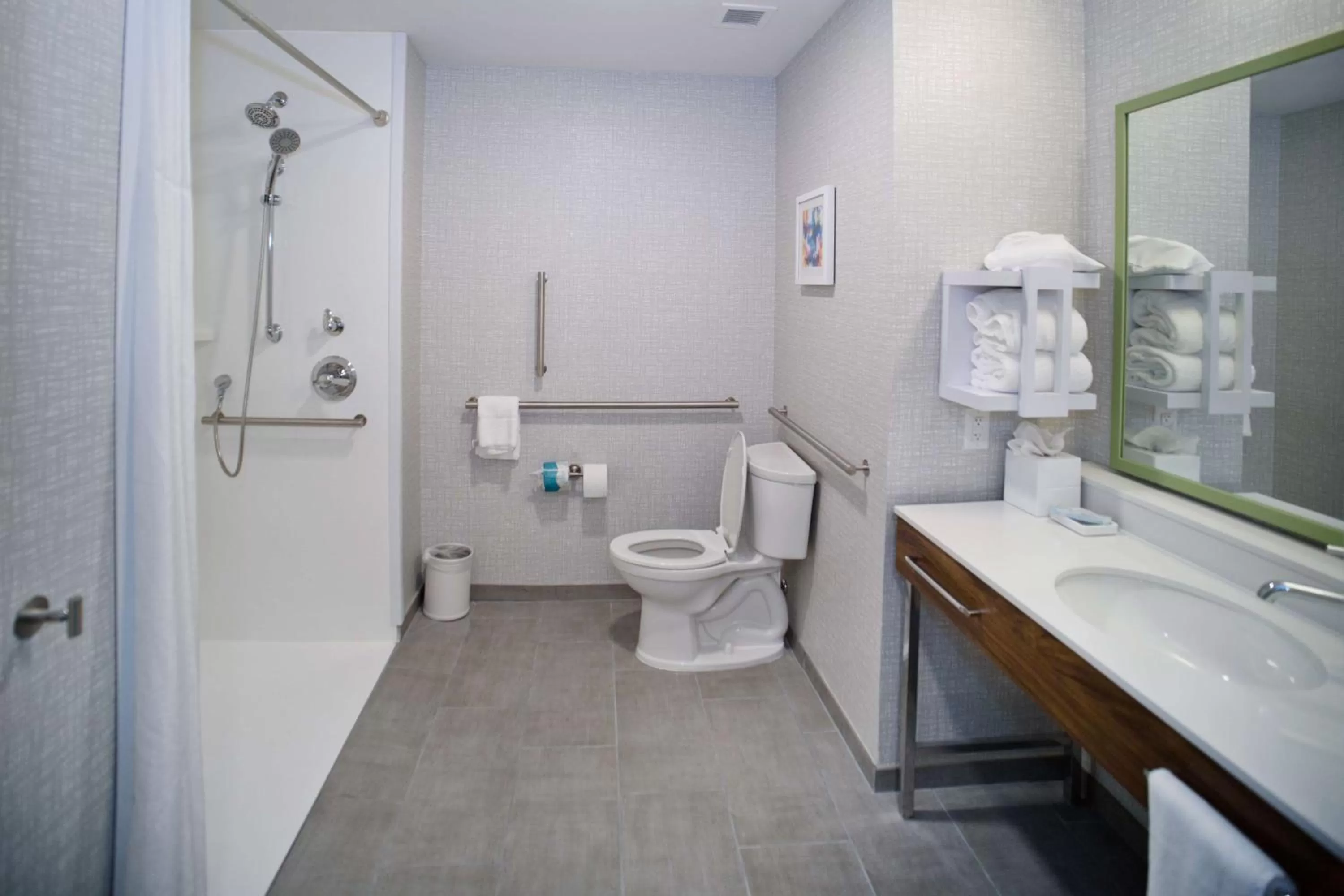 Bathroom in Hampton Inn Fayetteville