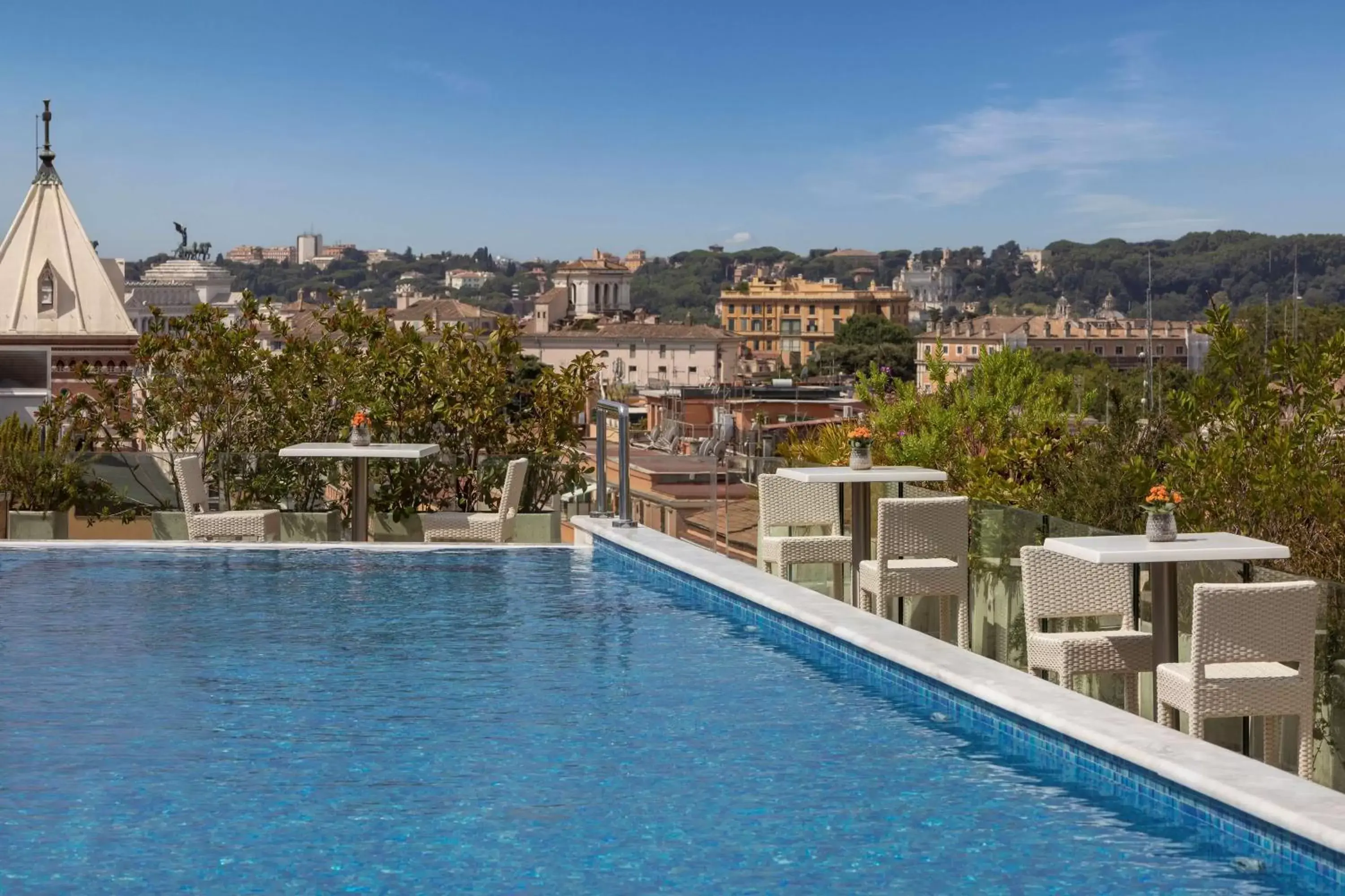 Pool view, Swimming Pool in Anantara Palazzo Naiadi Rome Hotel - A Leading Hotel of the World