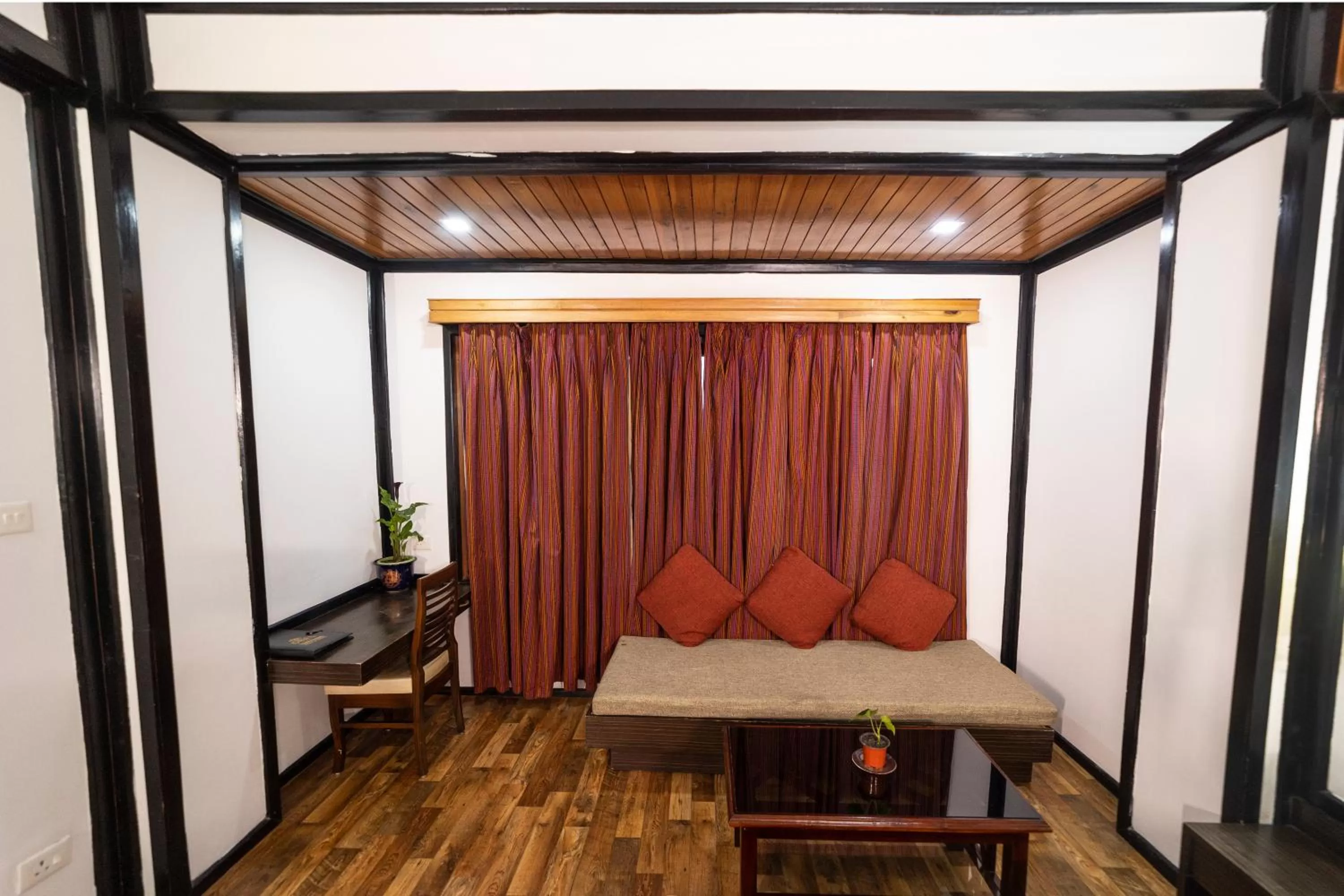 Living room, Bed in Yangthang Heritage