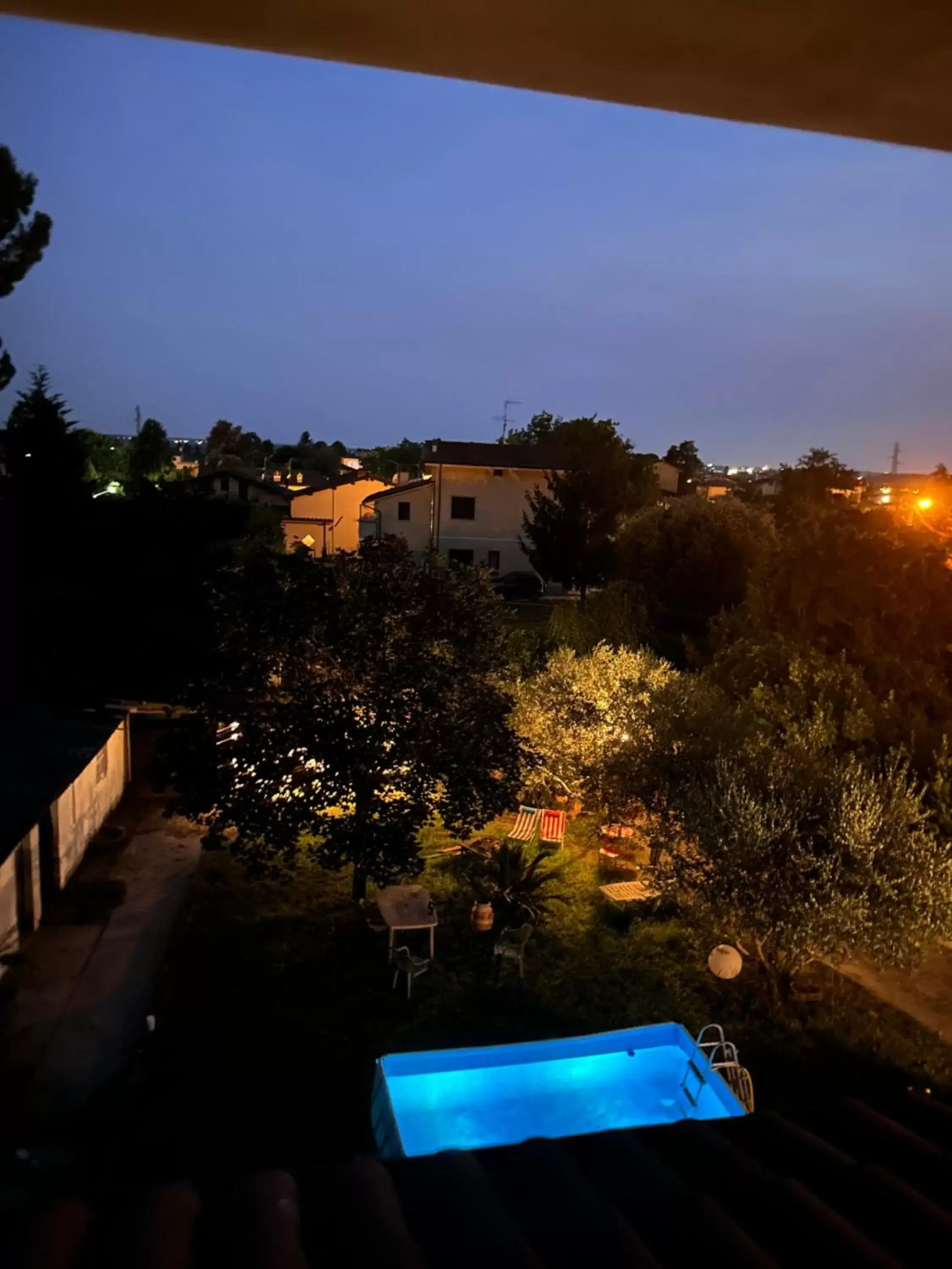 Pool View in B&B RIO GRANDE