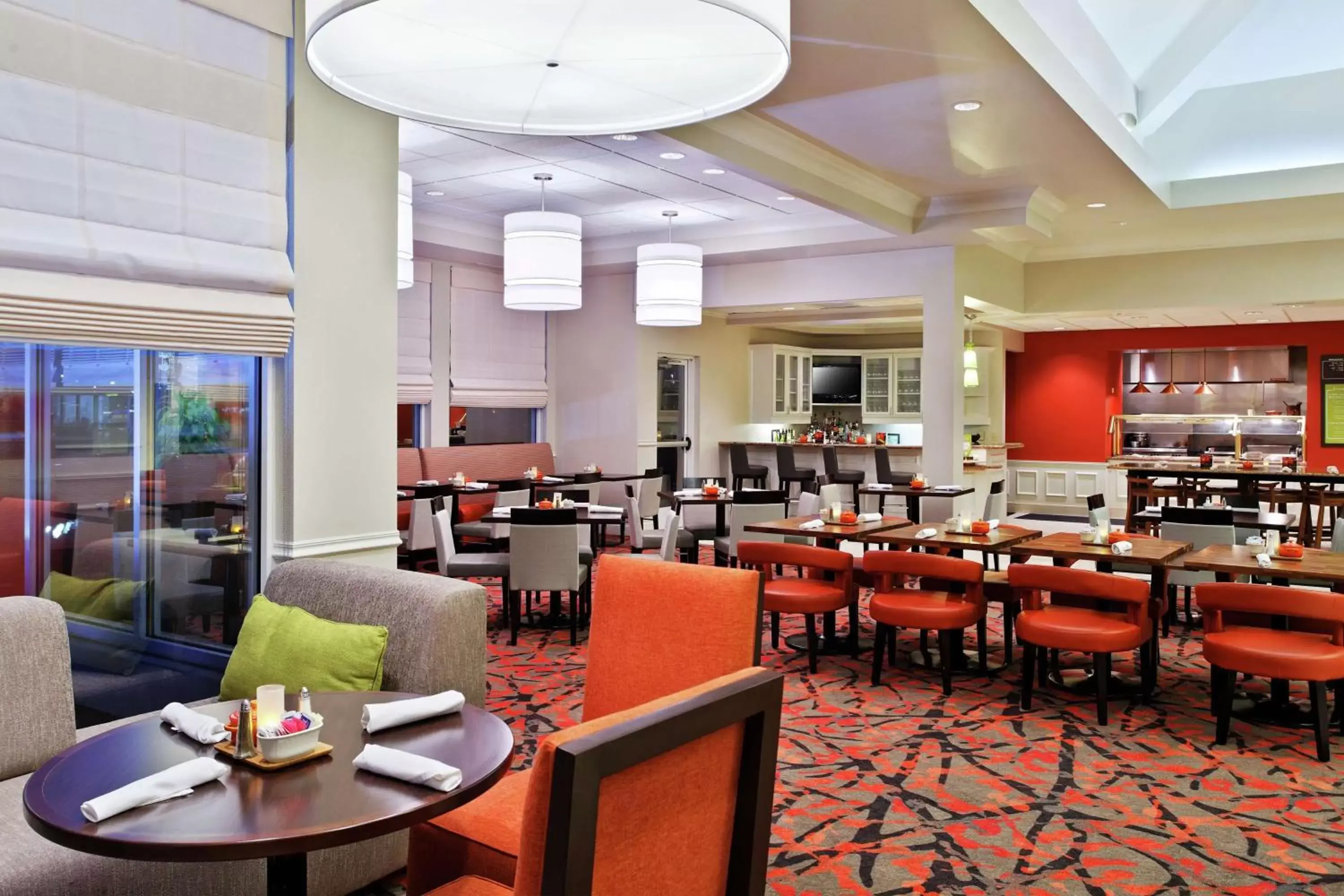 Dining area, Restaurant/Places to Eat in Hilton Garden Inn Springfield, IL