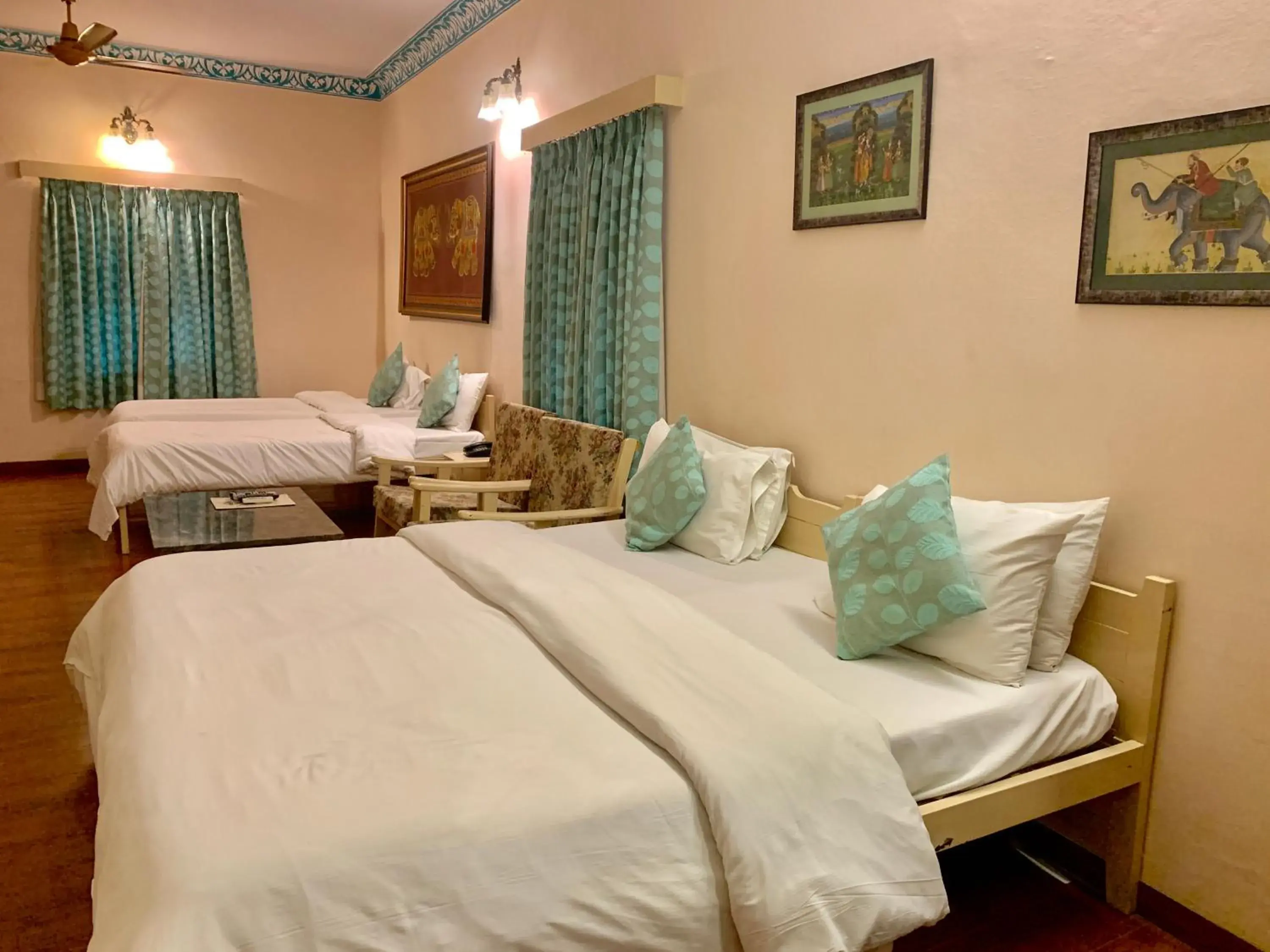 Classic Quadruple Room in Suryaa Villa Jaipur - A Boutique Heritage Haveli