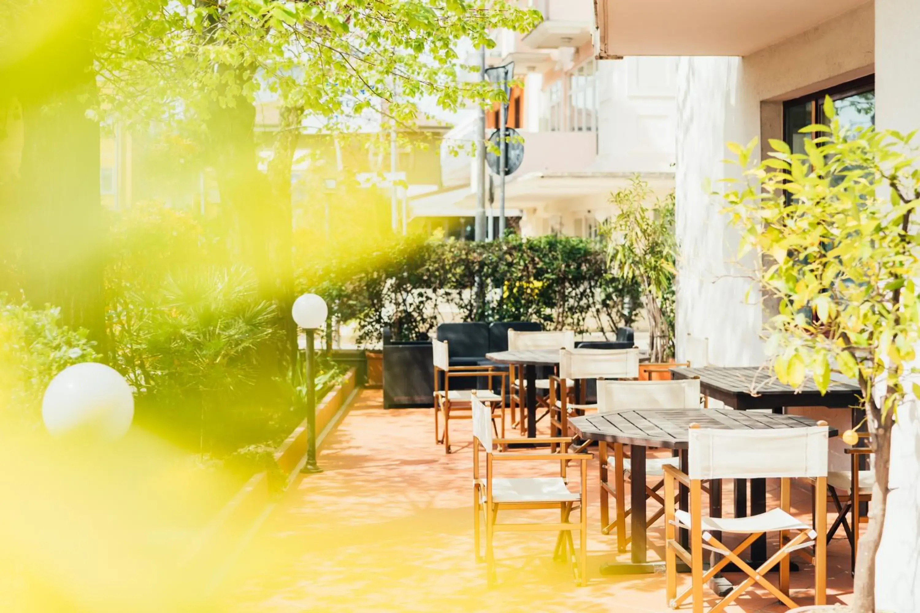 Patio, Restaurant/Places to Eat in Hotel Arcangelo
