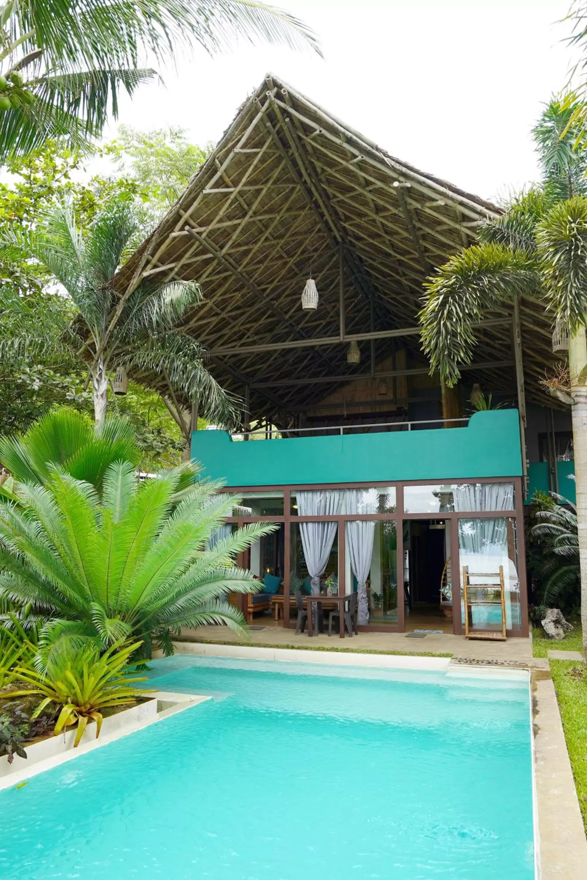 Balcony/Terrace, Swimming Pool in Buko Beach Resort