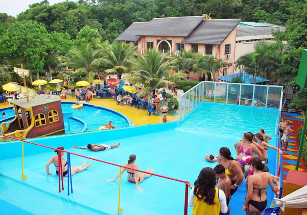 Aqua park in Pousada Ondas de Floripa