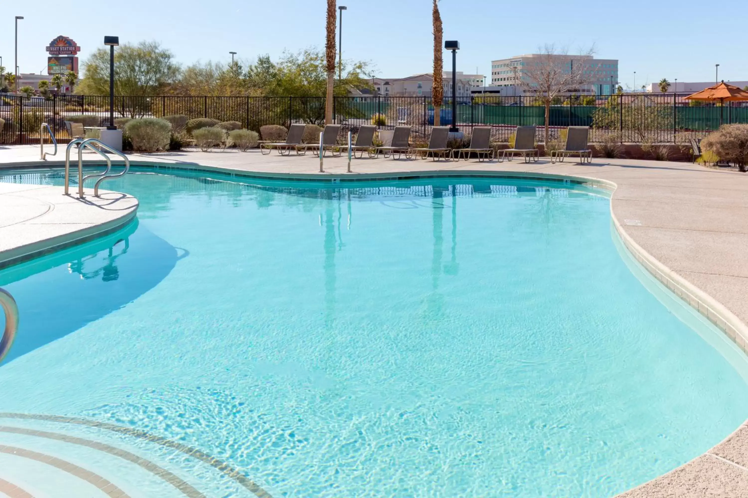 Swimming Pool in Holiday Inn Express Hotel and Suites - Henderson, an IHG Hotel
