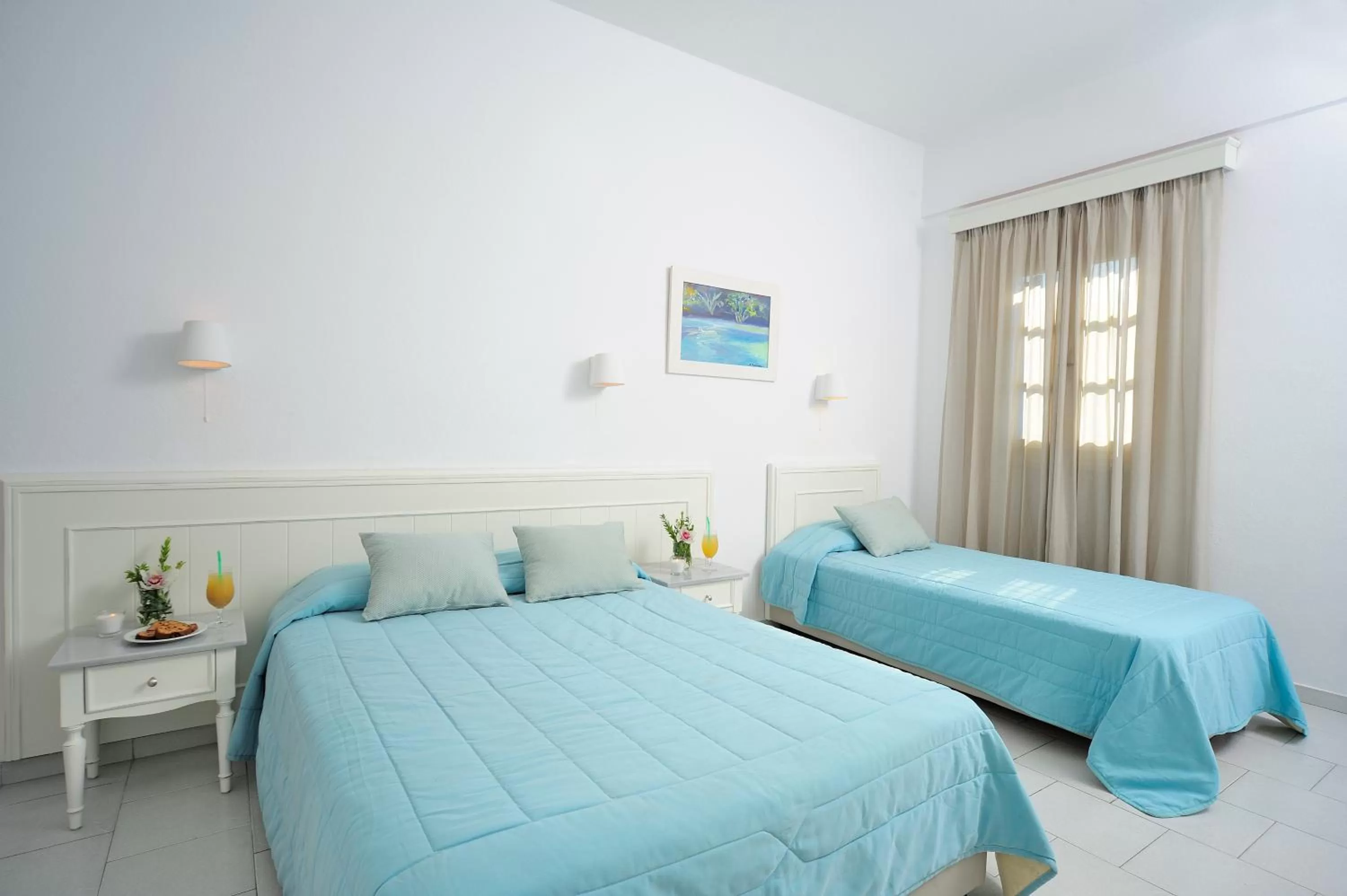 Triple Room with Sea View in Mykonos Beach Hotel