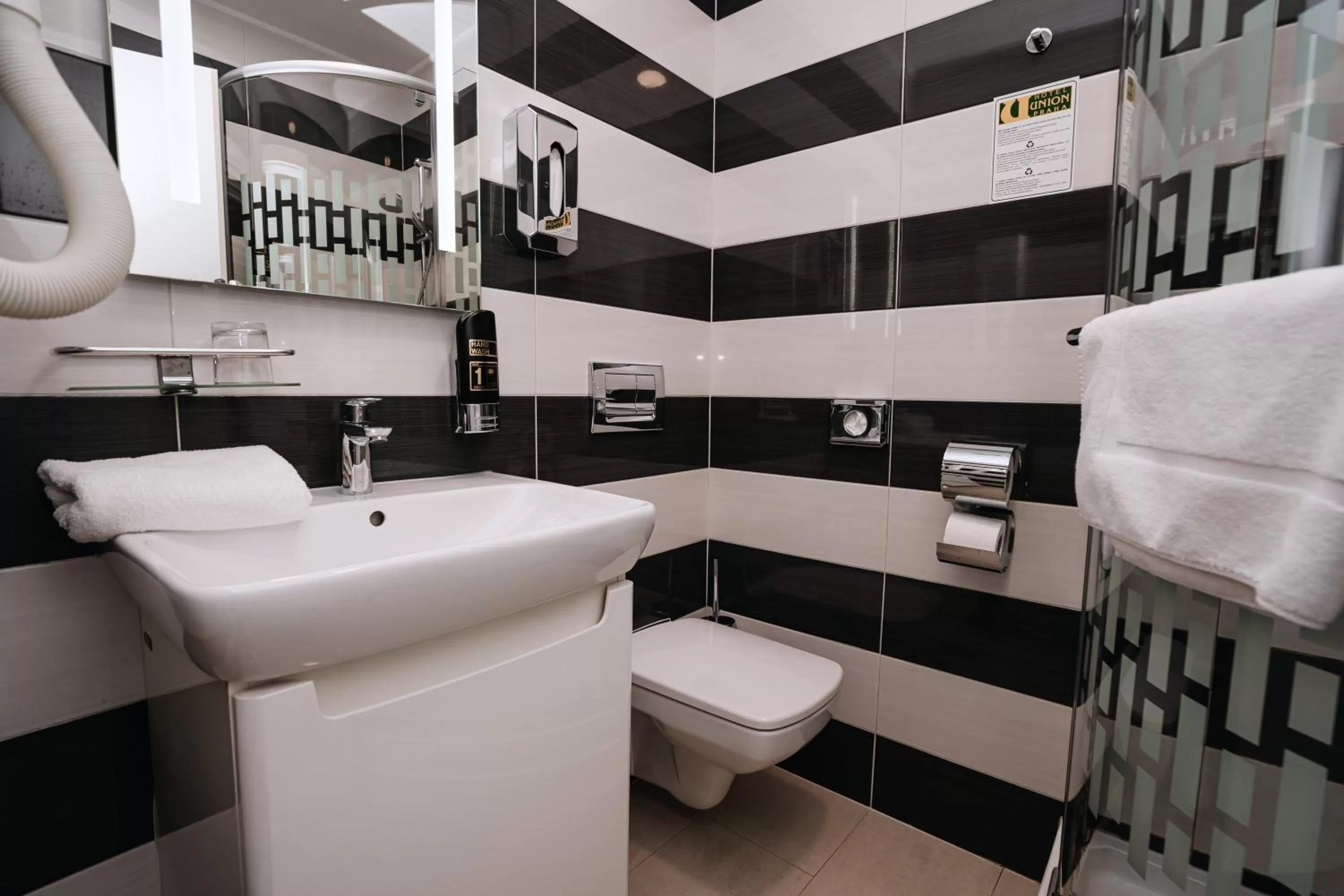 Bathroom in Union Hotel Prague