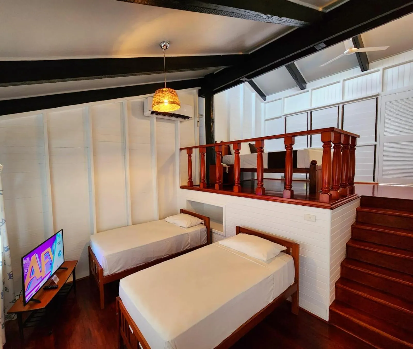 Bed in The Crow's Nest Resort Fiji