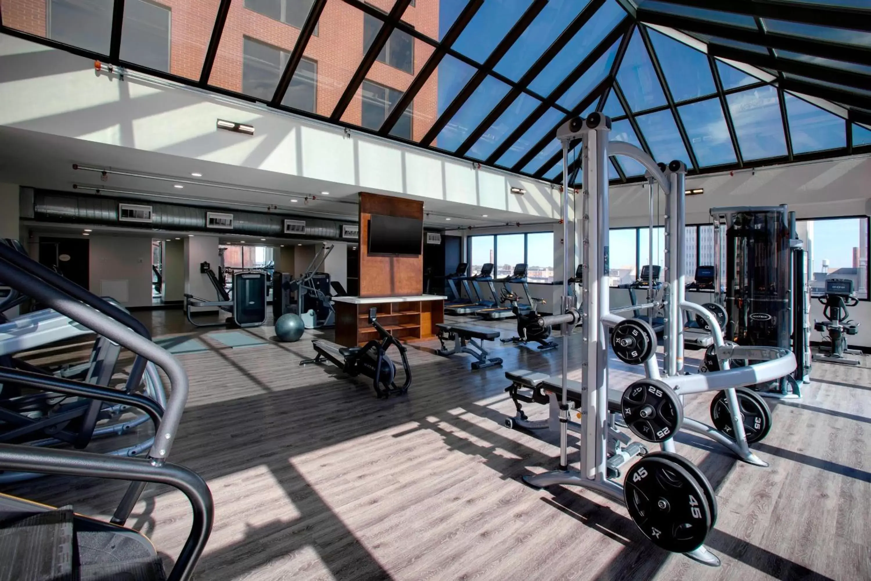 Fitness centre/facilities, Fitness Center/Facilities in Winston-Salem Marriott