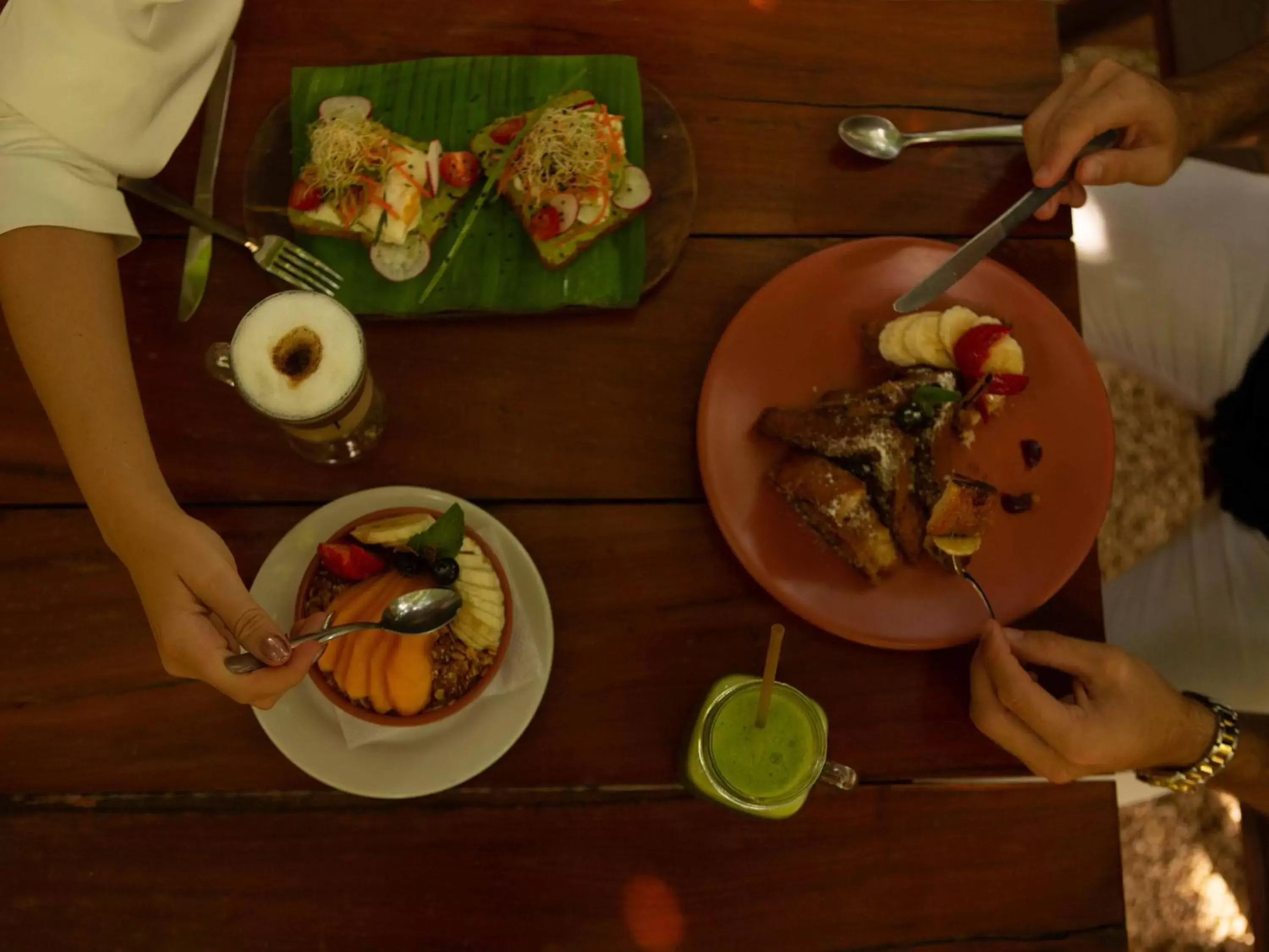 Breakfast in Enigmatic Beach Hotel